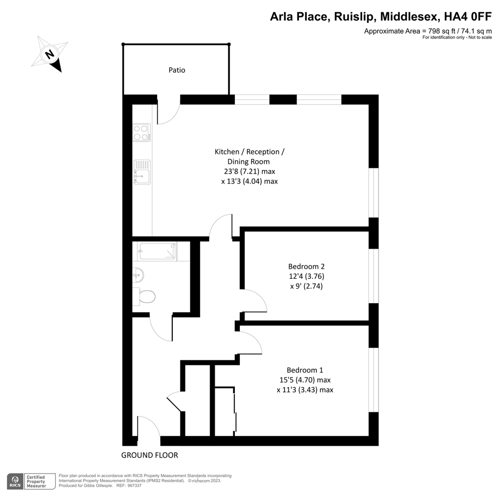 Arla Place, Ruislip, Middlesex HA4, 2 bedroom flat for sale 64417663