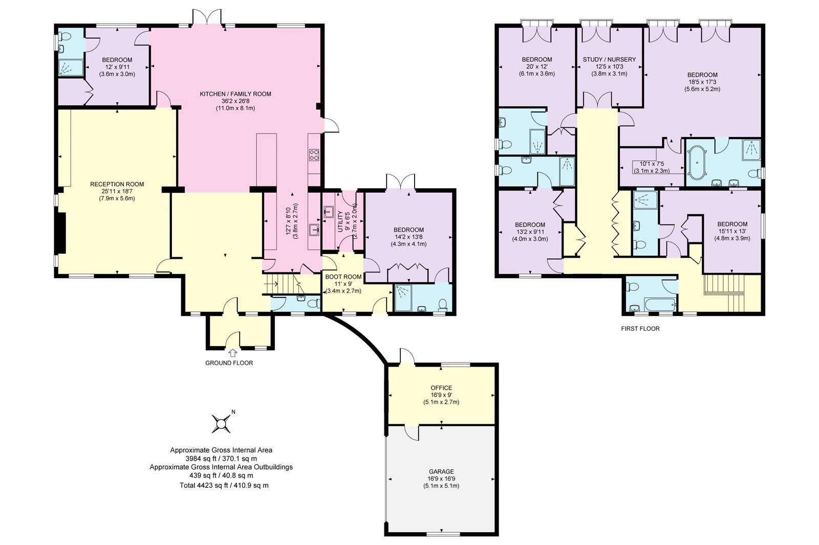 Balblair, 36, Meadway, Surrey floorplan
