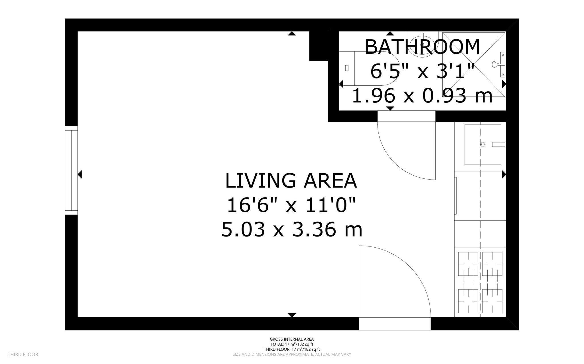 Flat 5, 39, Tabley Road, London floorplan