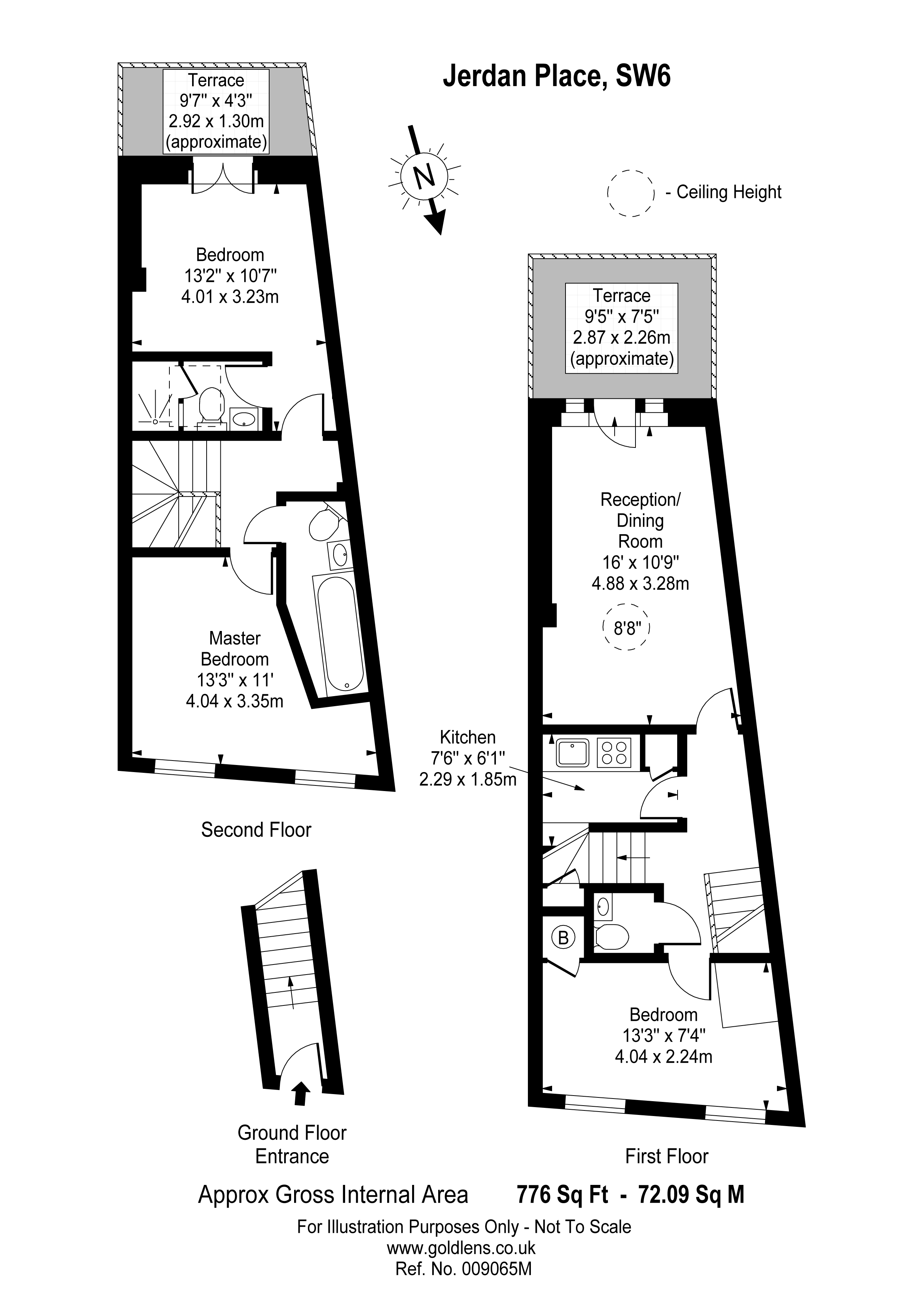 3 Bedrooms Maisonette to rent in Jerdan Place, London SW6