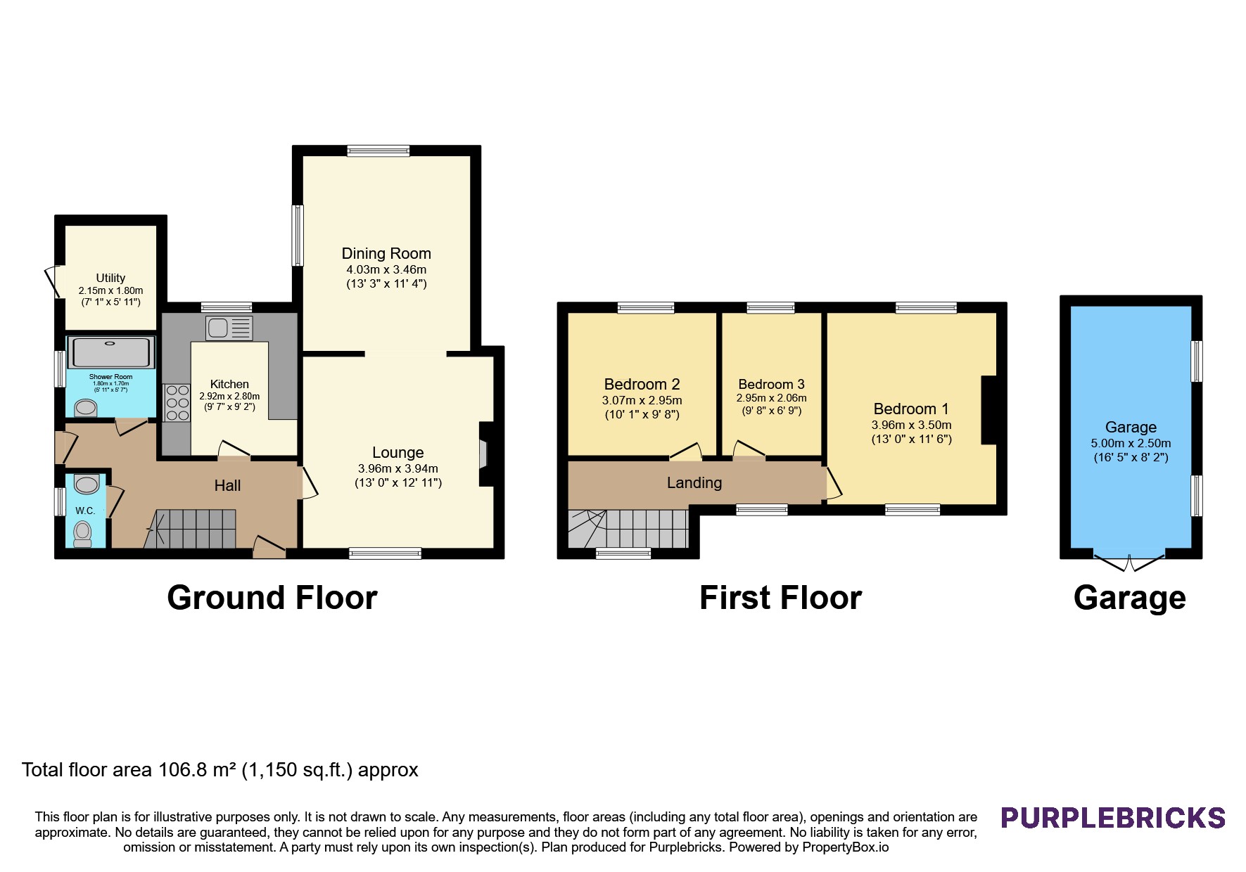 13, Court Lane, Hadlow, Tonbridge floorplan