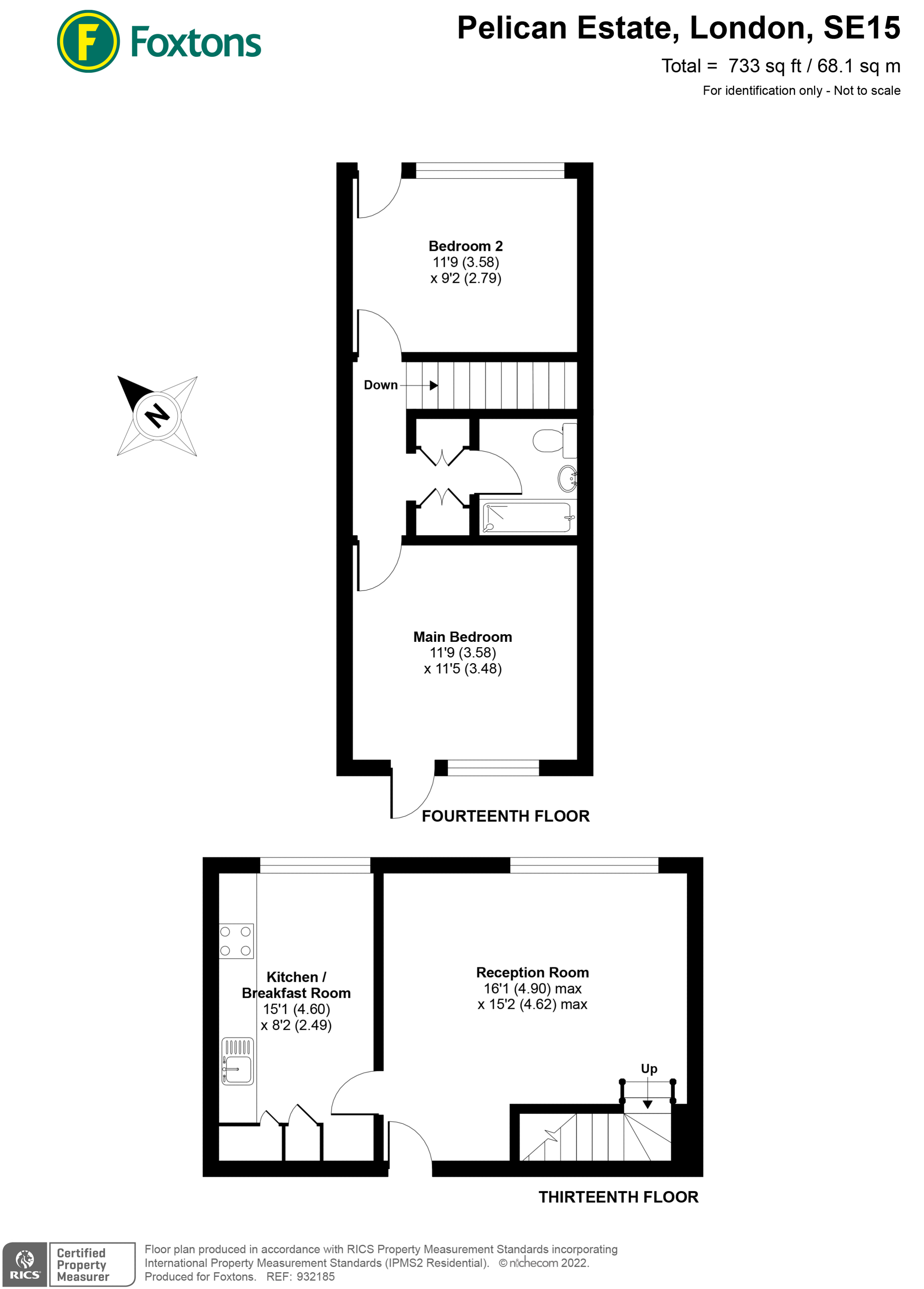Pelican Estate, Peckham, London SE15, 2 bedroom flat to rent 63597410