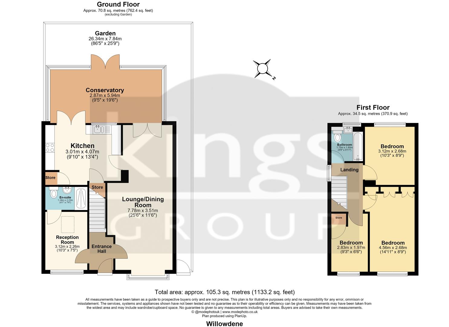 33, Willowdene, Waltham Cross floorplan