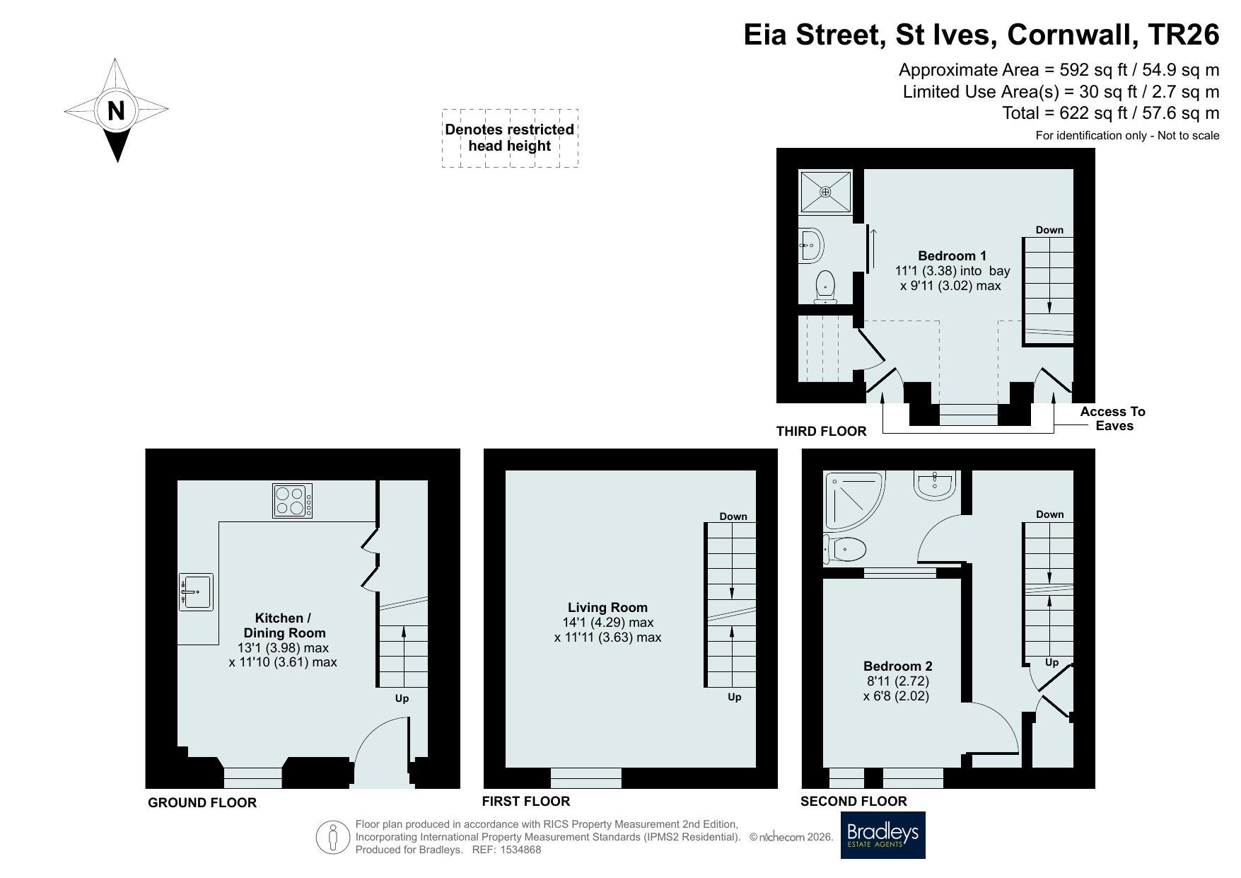 St Eia Street, Cornwall floorplan