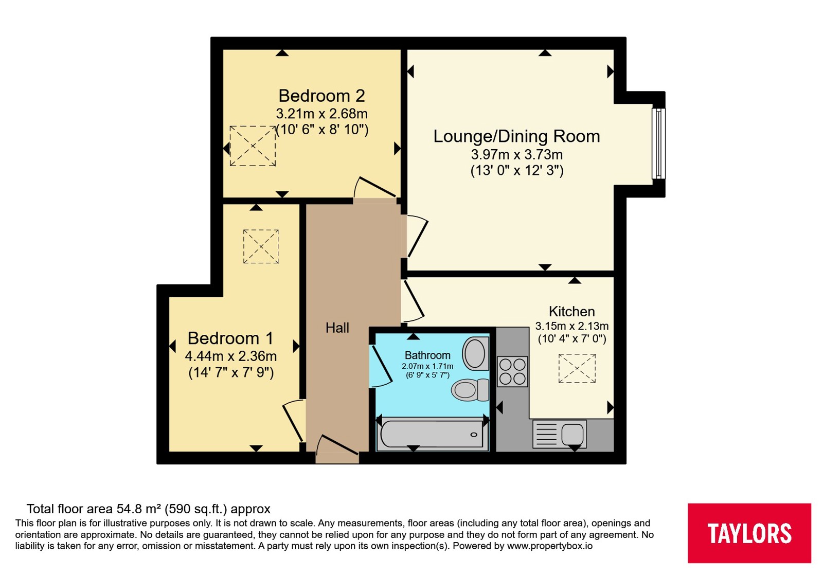 Flat 11 Redfield House,, Redfield Road, BRISTOL floorplan