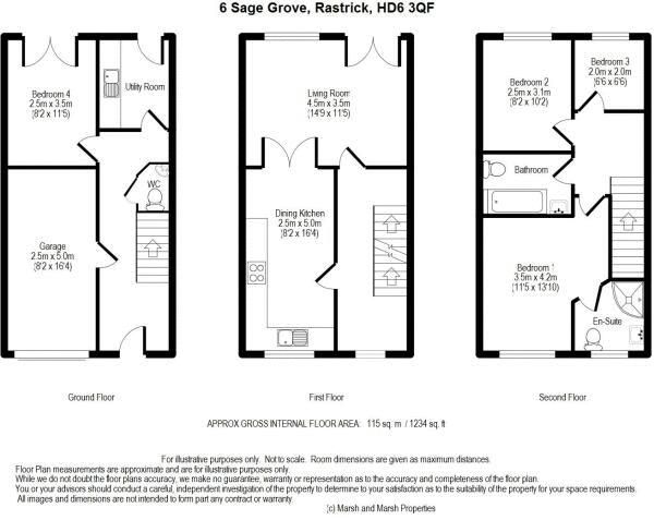 6, Sage Grove, Brighouse floorplan