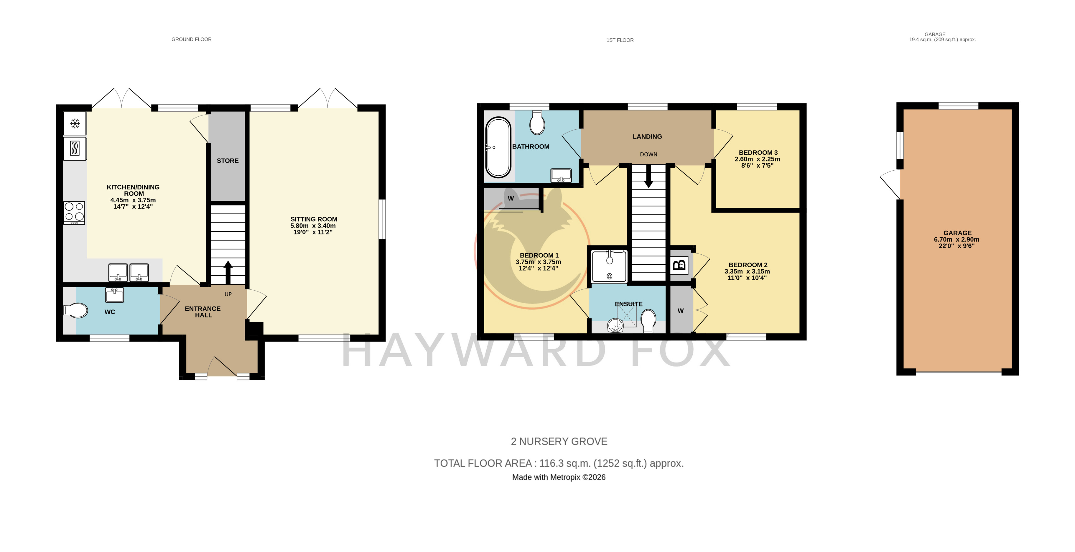 2, Nursery Grove, Lymington floorplan
