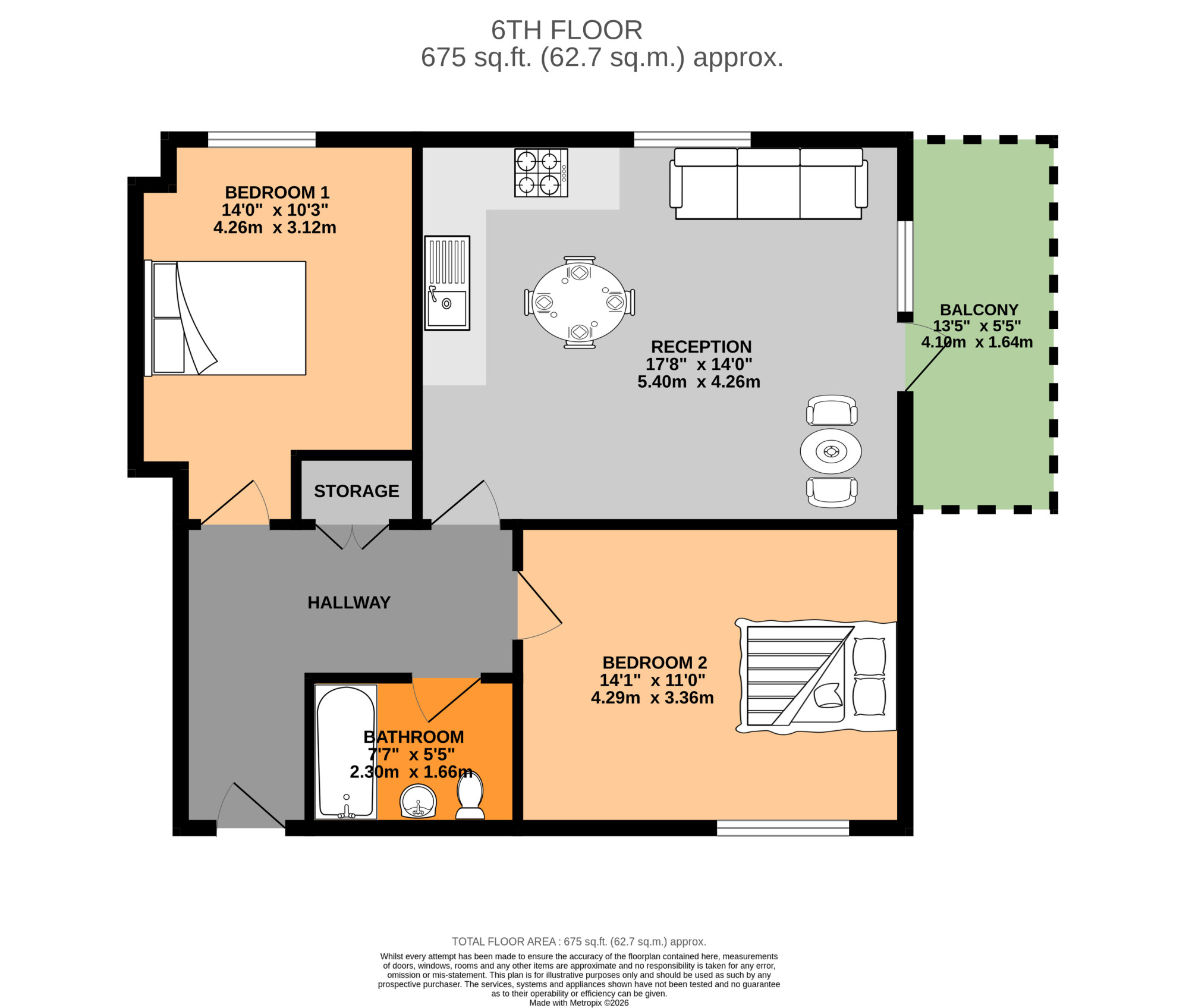 Flat 74 Edwin House,, Edwin House, Southall floorplan