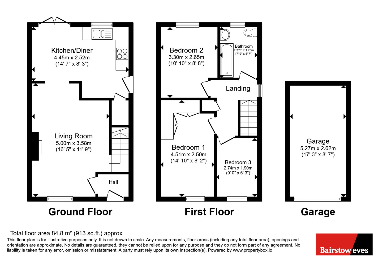 1, Chillon Way, Nottingham floorplan
