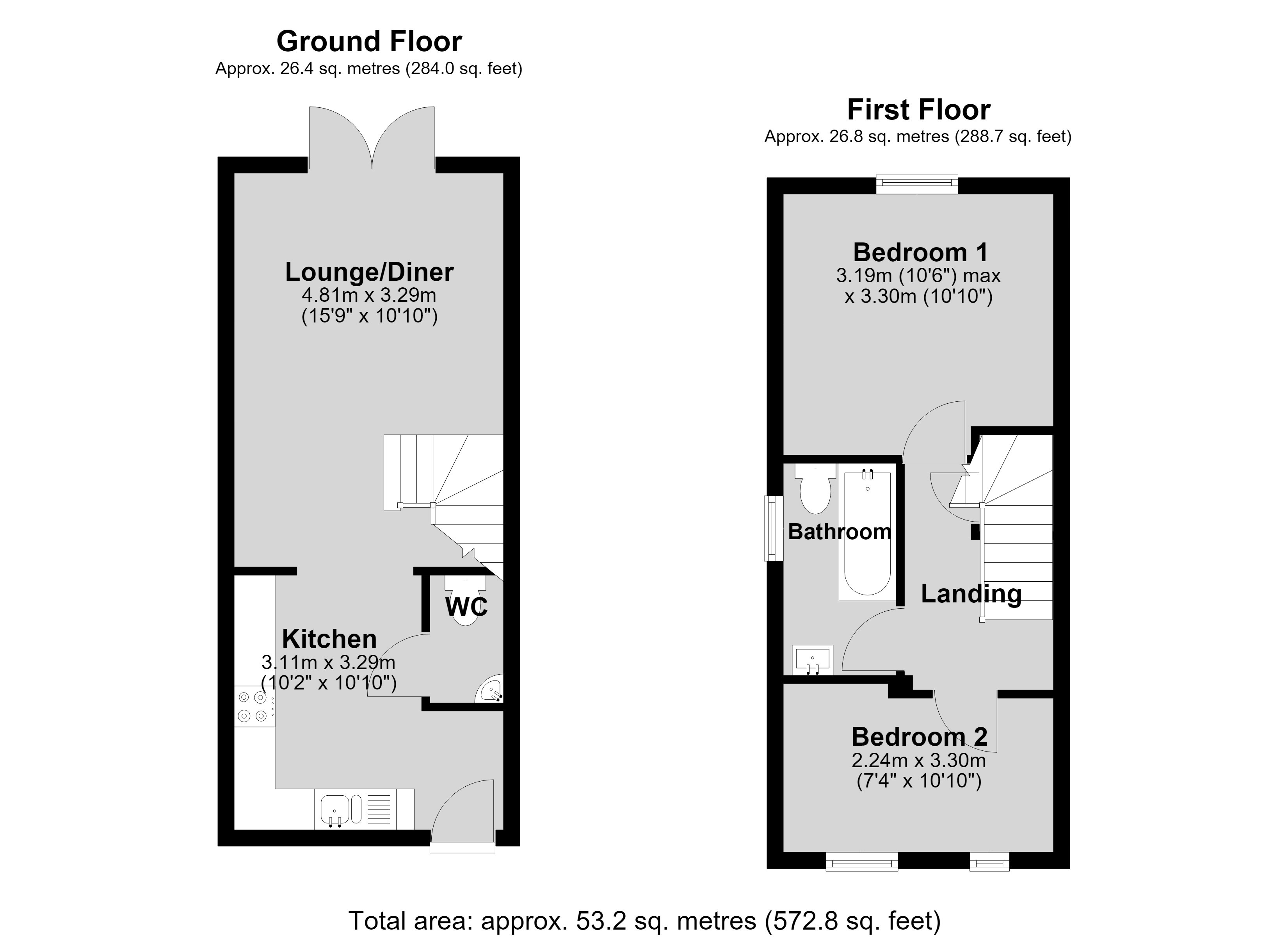 2a, Crowder Close, Lincoln floorplan