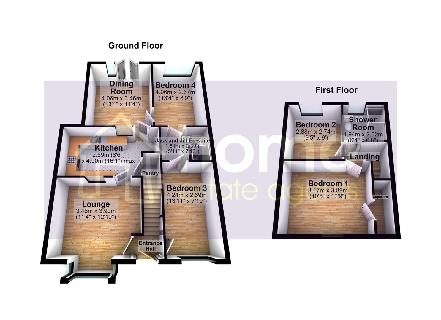 35, Church Walk, Stalybridge floorplan