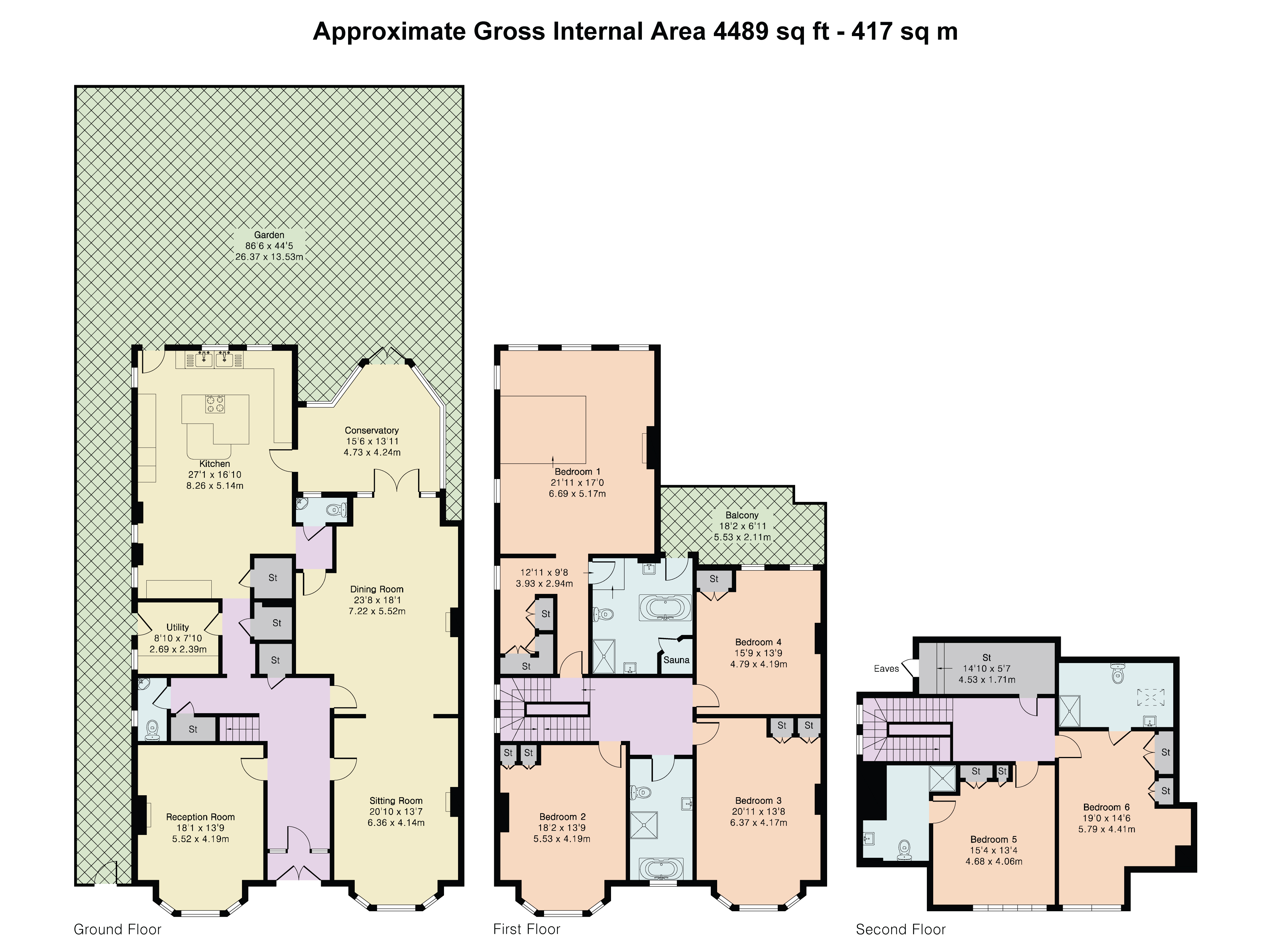 3, Warwick Dene, London floorplan