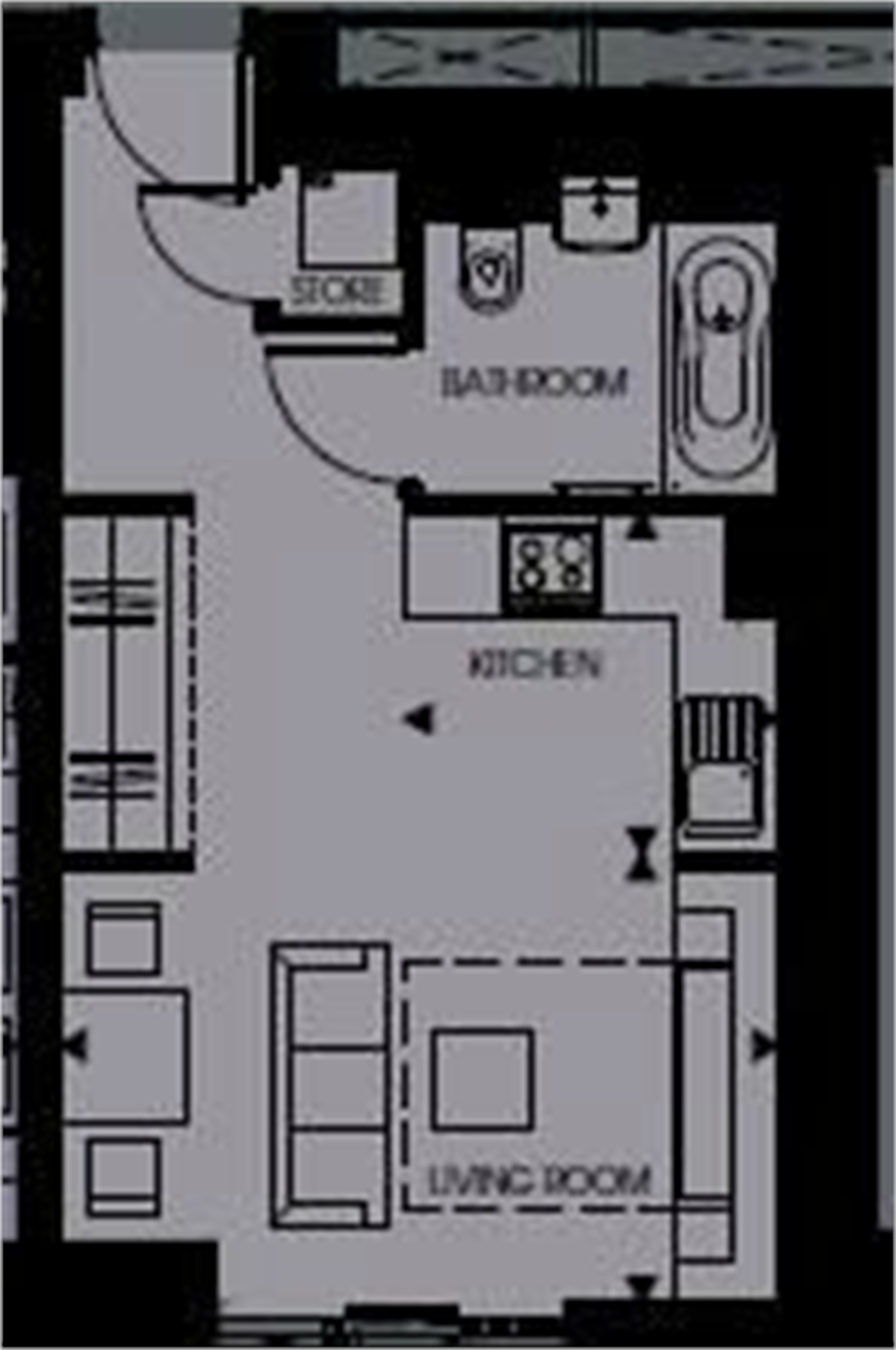 0 Bedrooms Studio to rent in Pinnacle Apartments, Saffron Central Square, Croydon, Surrey CR0