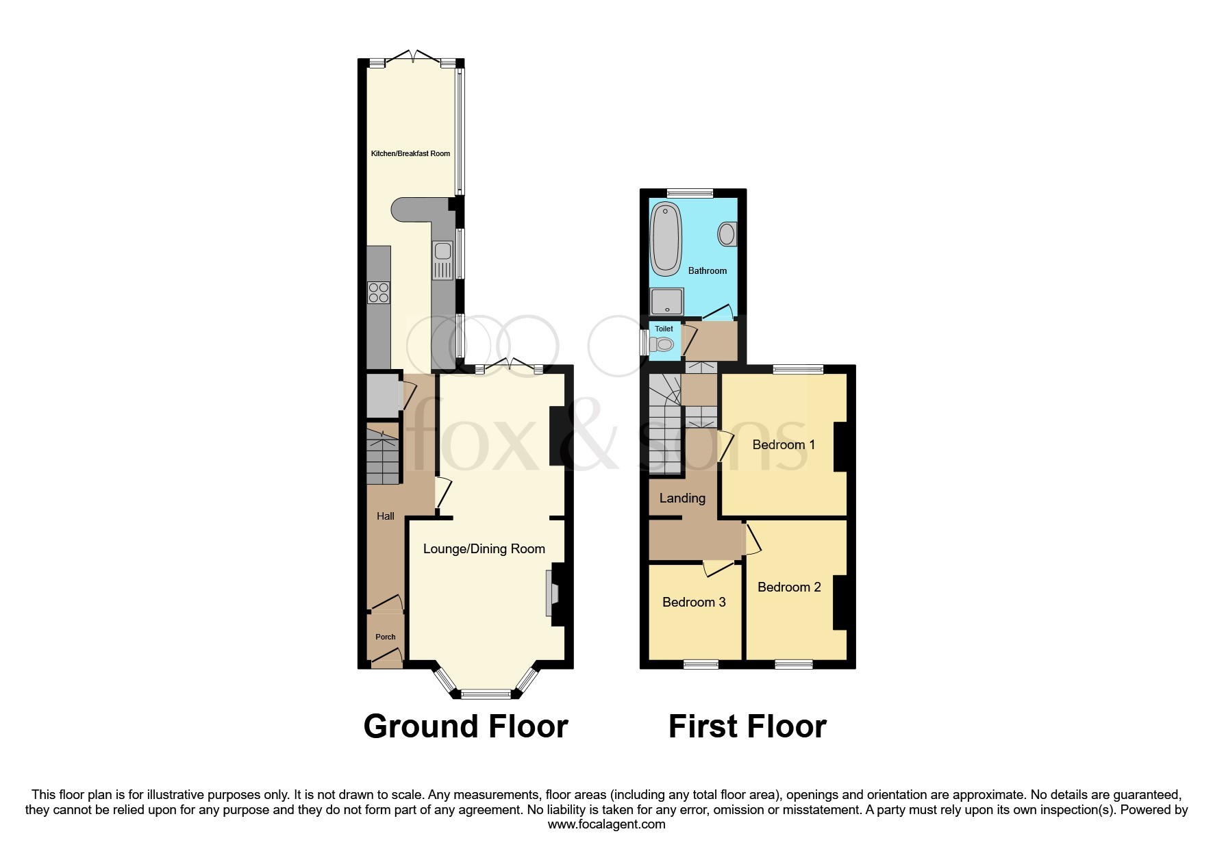 52, Summerland Avenue, Minehead floorplan