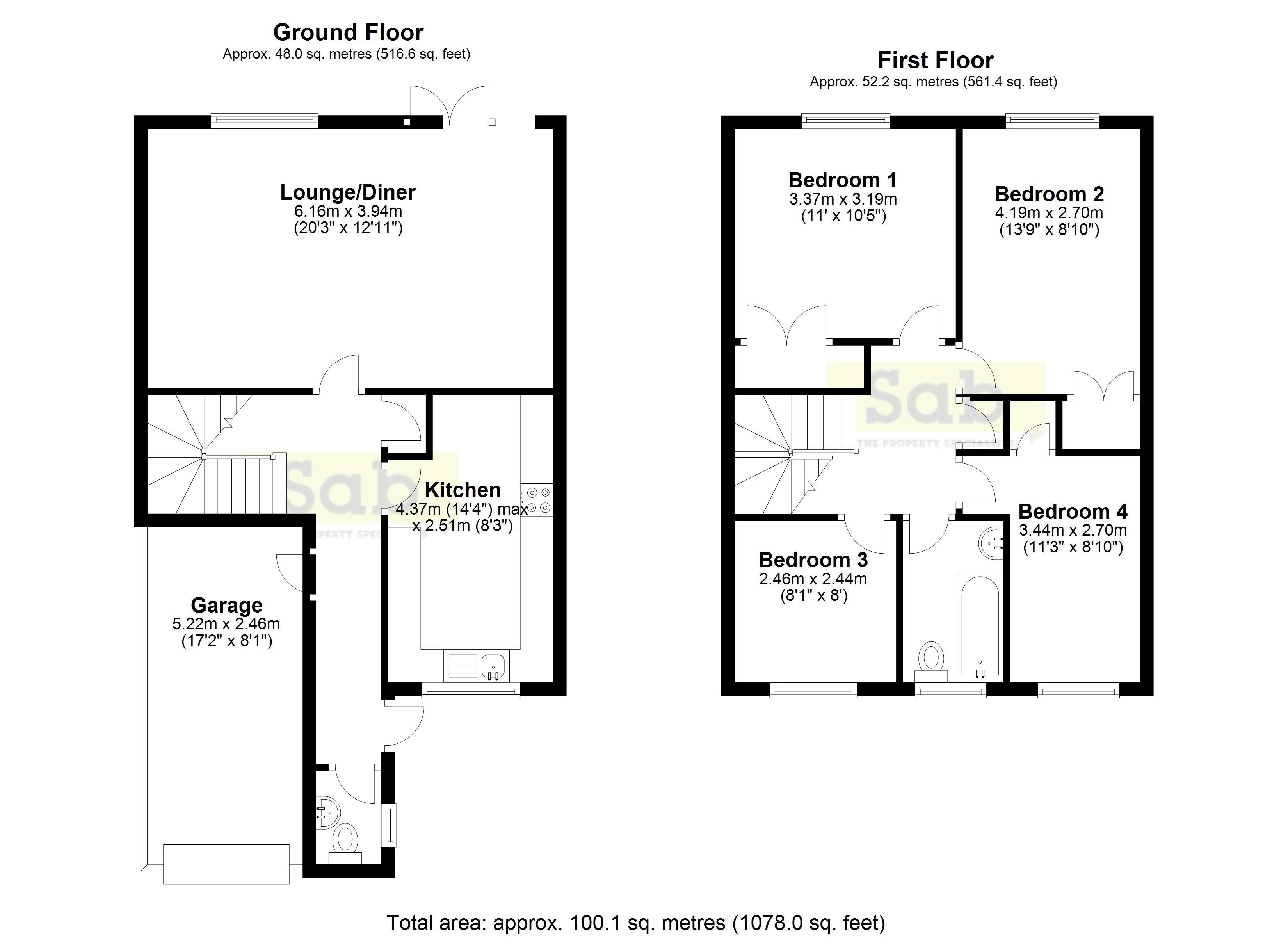 18, Stansgate Avenue, Cambridge floorplan