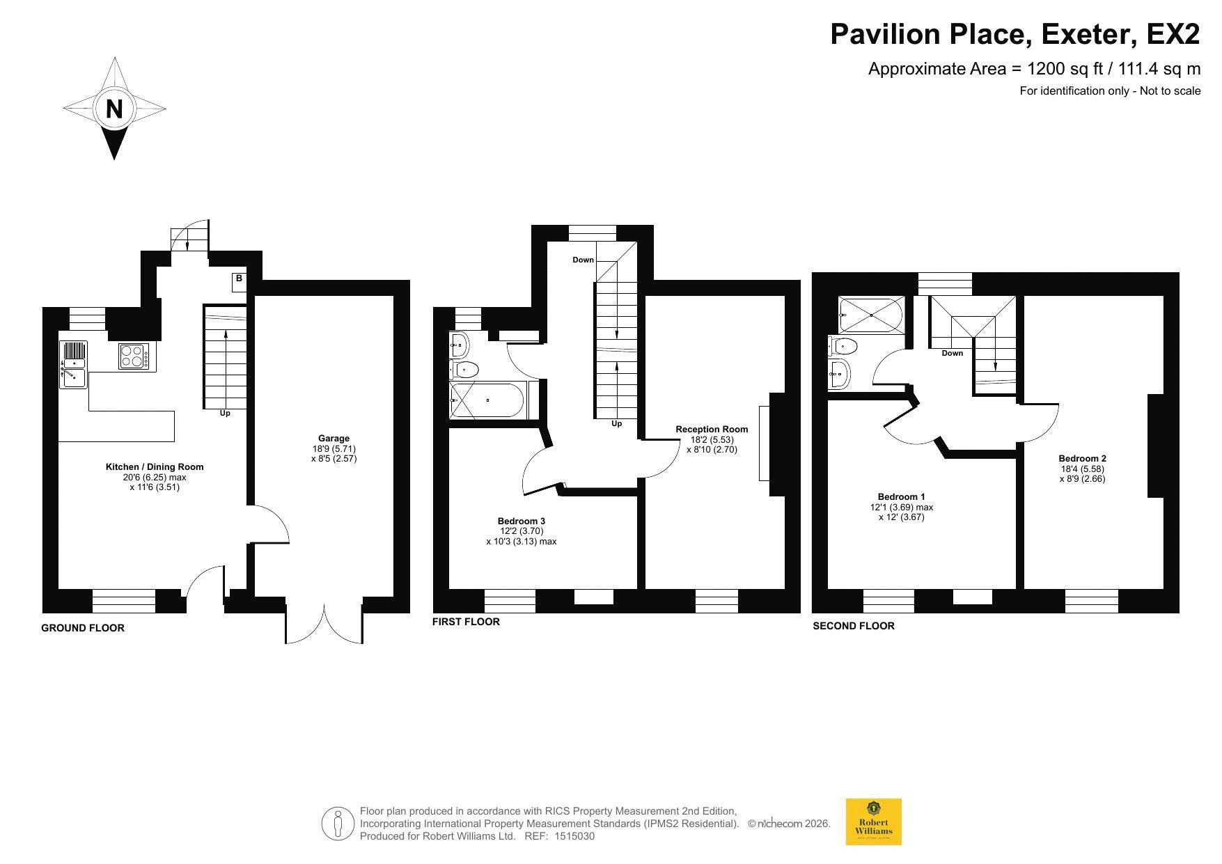 17, Pavilion Place, Exeter floorplan