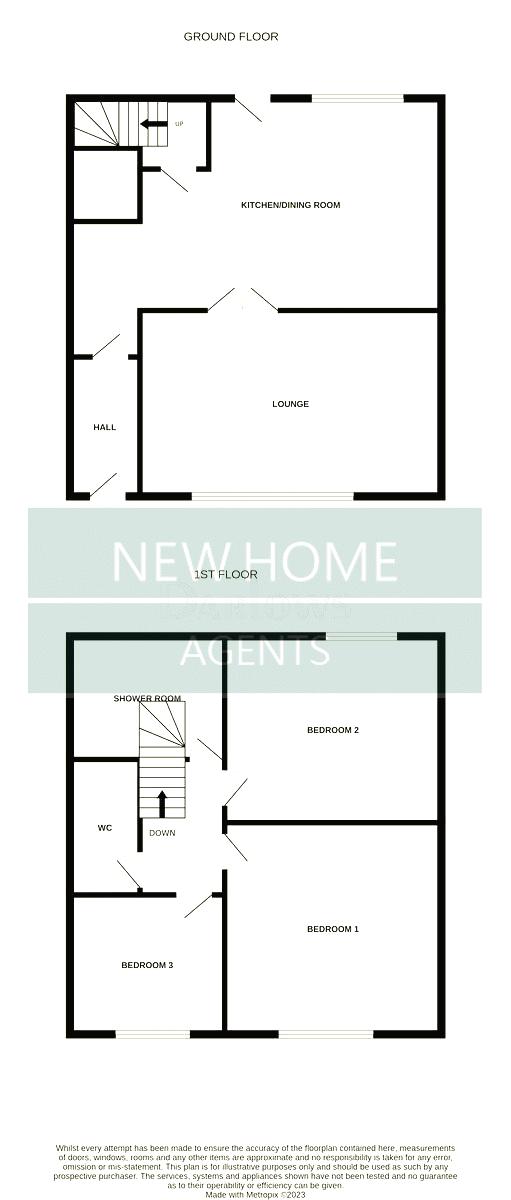 30, Pleasant View, New Tredegar floorplan