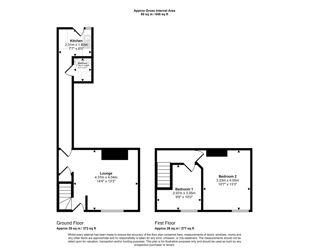 23, Rodwell Street, Trimdon Station floorplan