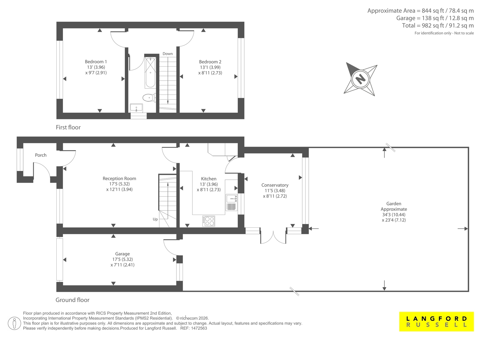 112, Claremont Road, Kent floorplan