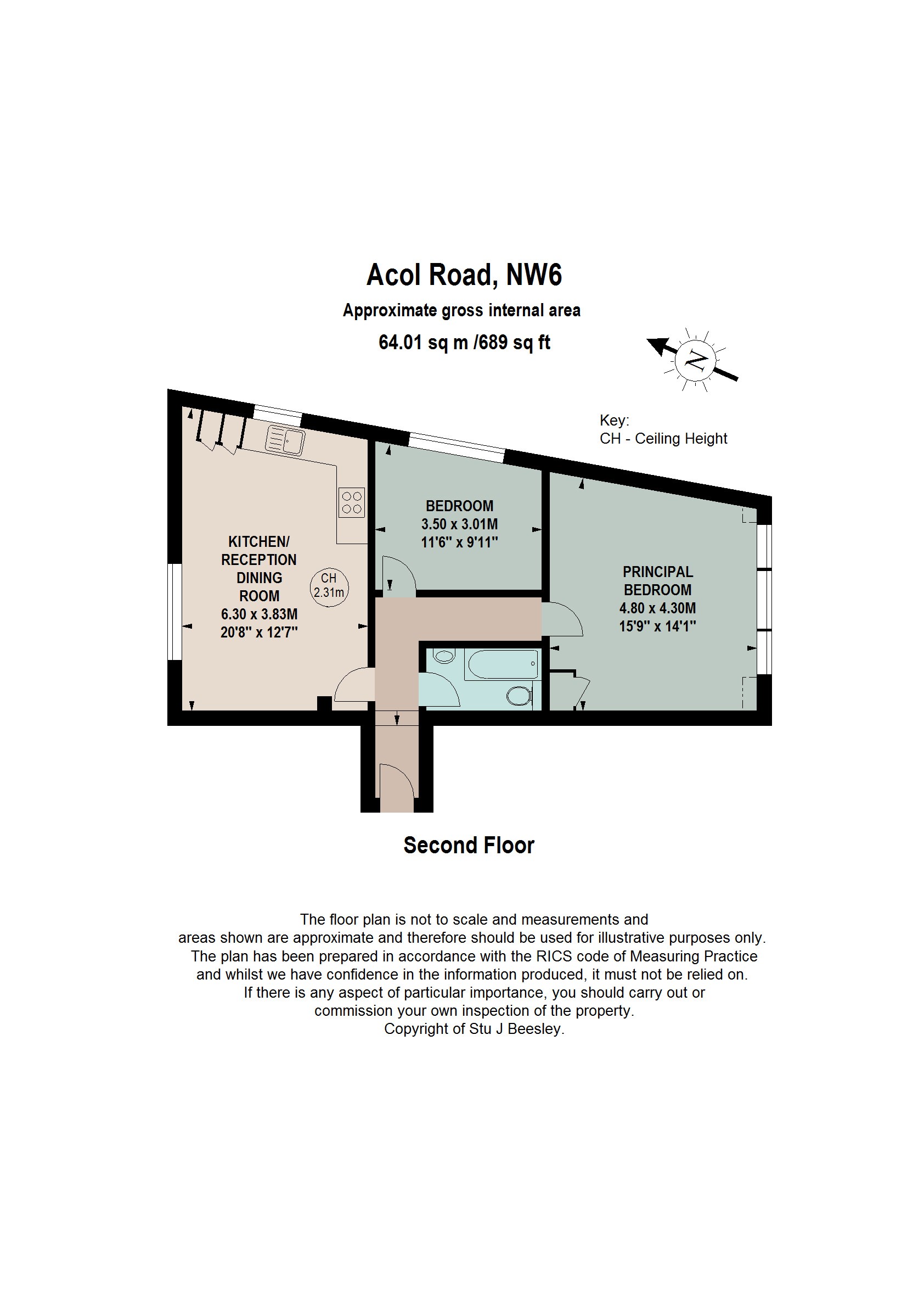1 Acol Road, London floorplan
