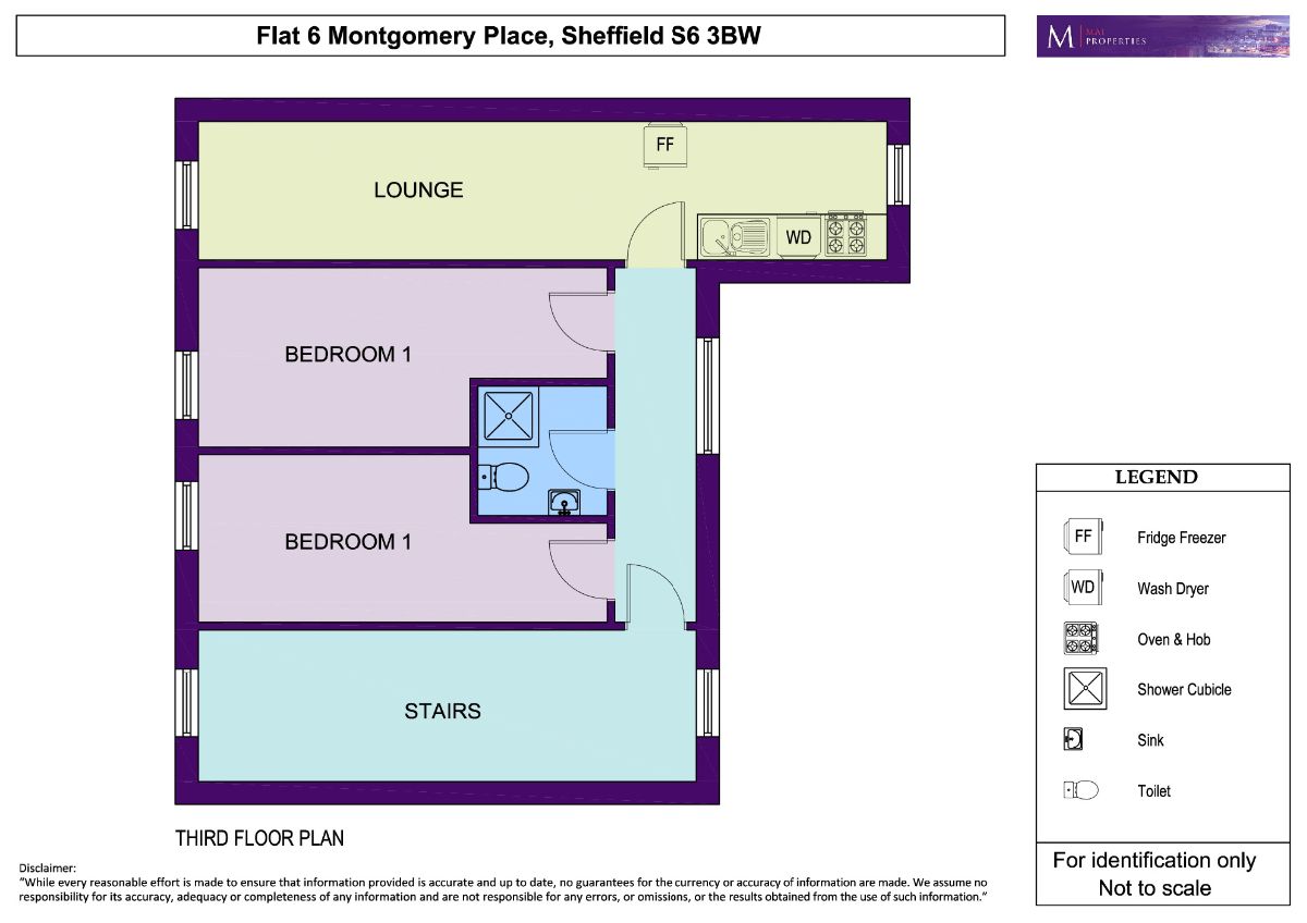 6 Montgomery Place, Sheffield floorplan
