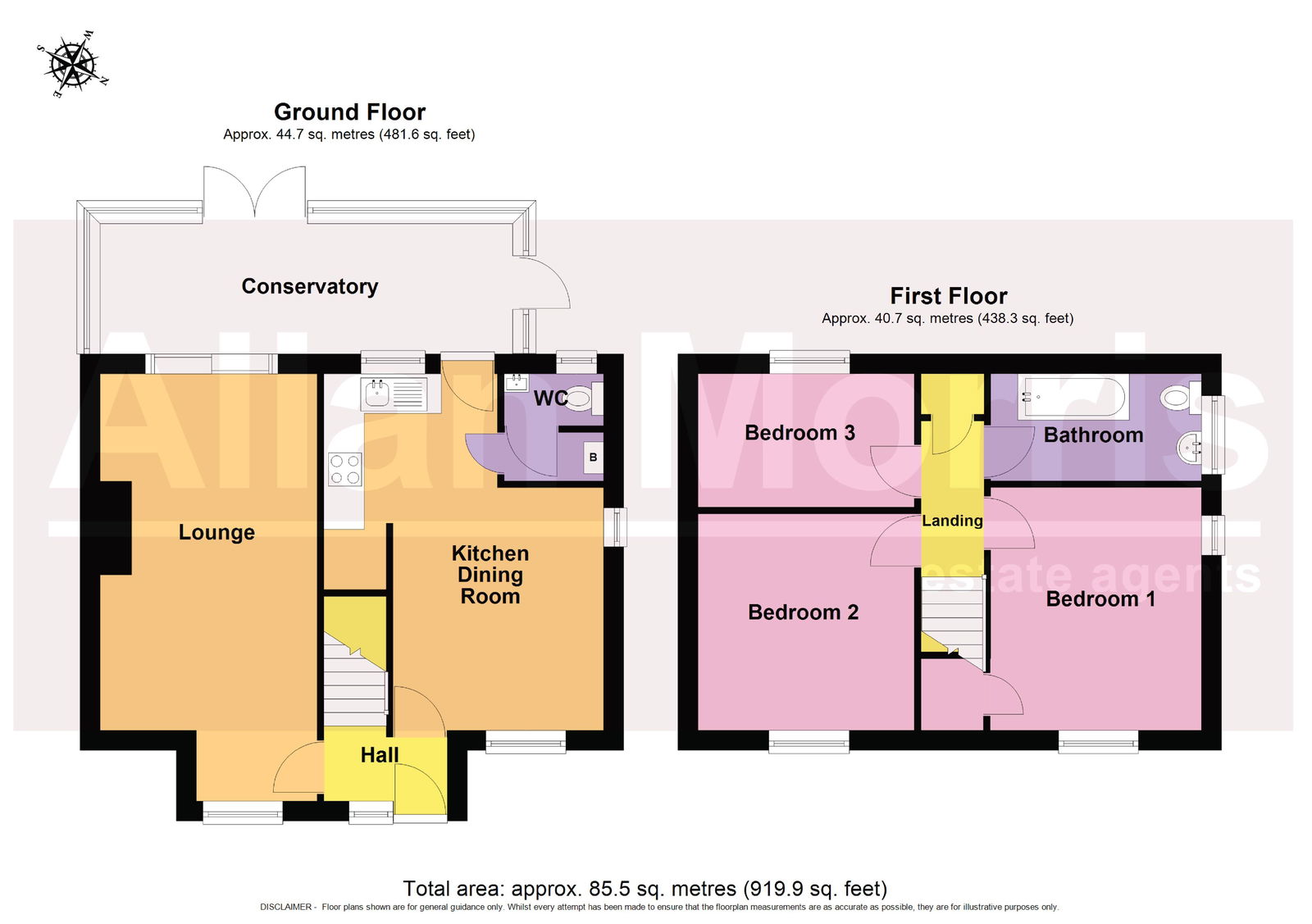 30, Berkeley Close, Worcester floorplan