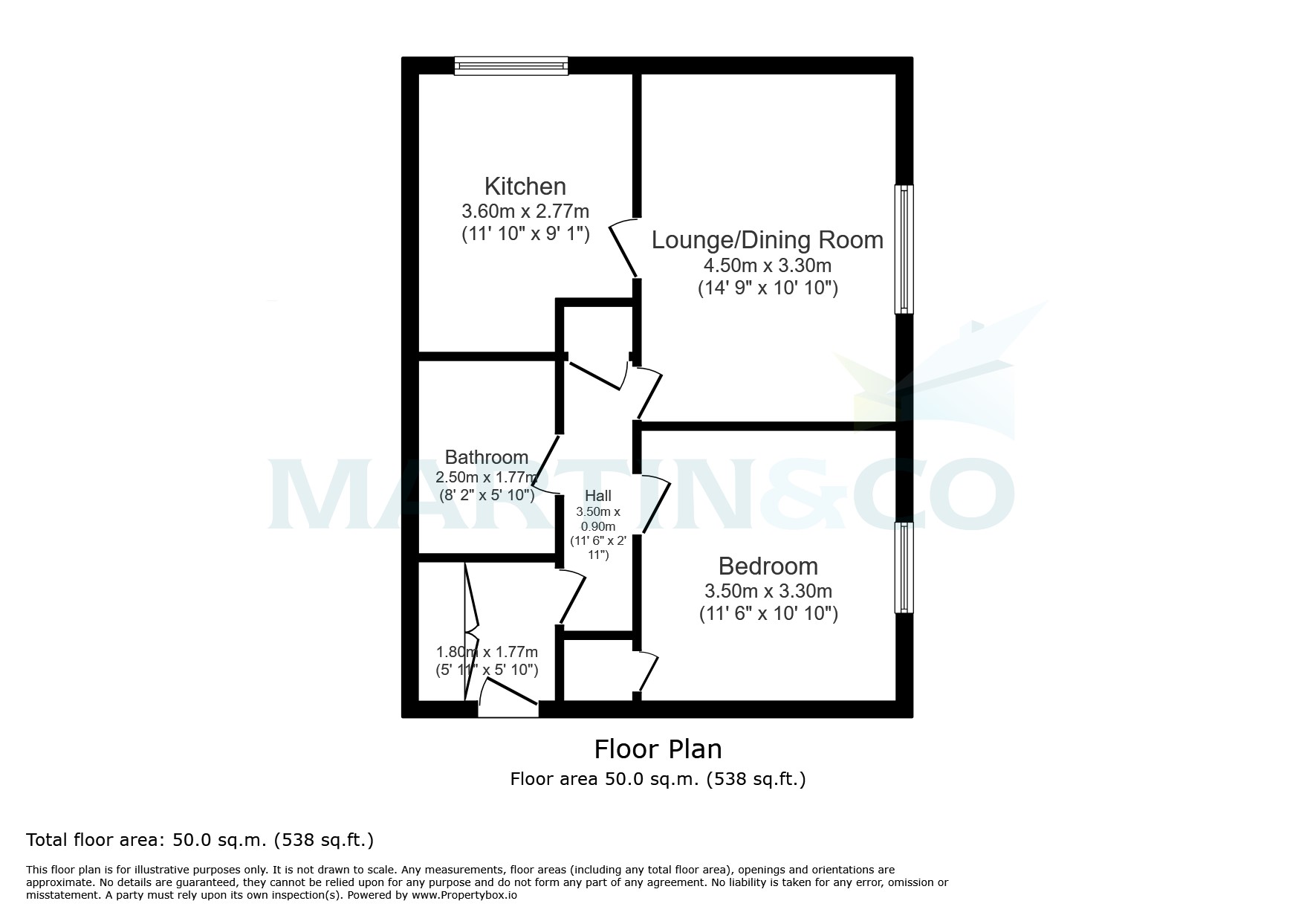 Flat 12, Brunel House, Bath, BANES floorplan