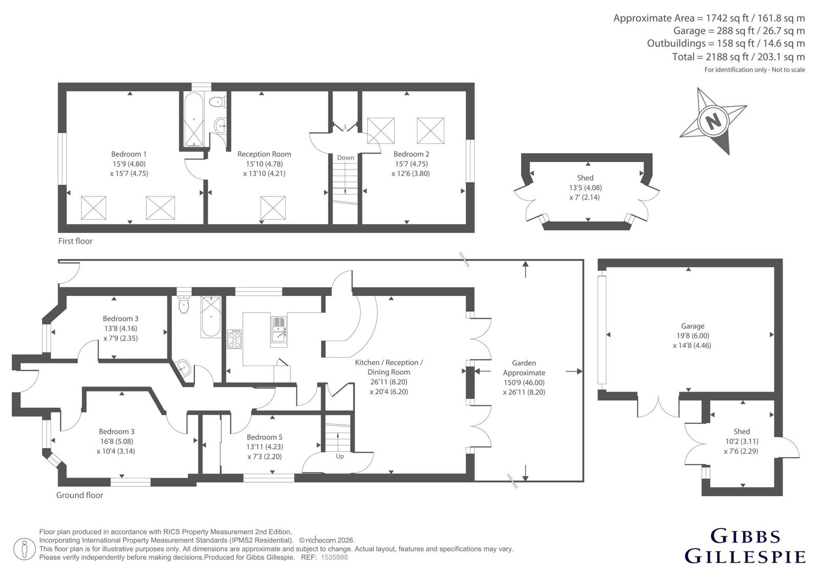 Pole Hill Road, Middlesex floorplan