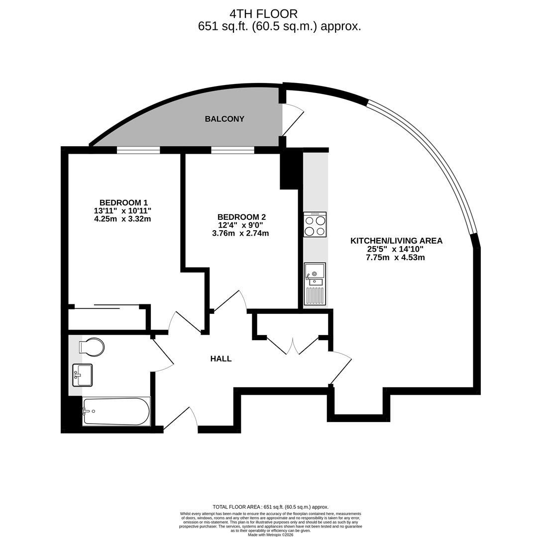 36, Yardley Court, West Drayton floorplan