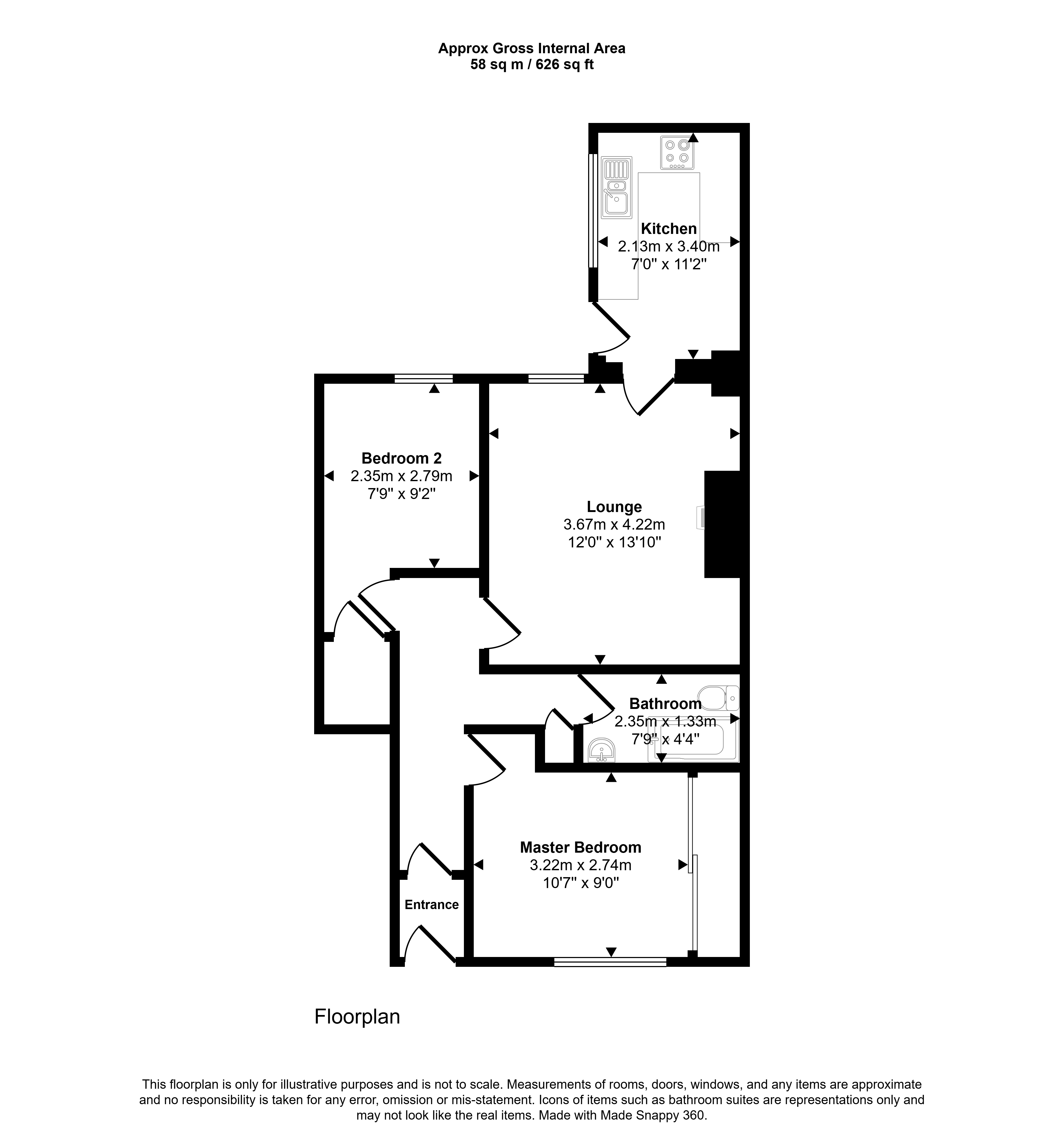Hotspur Street, Newcastle upon Tyne floorplan