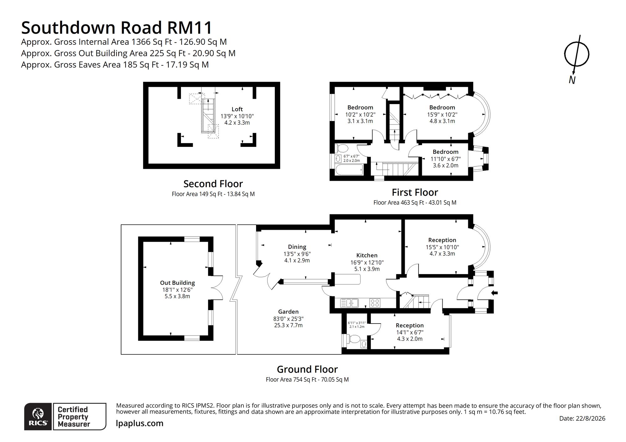48 Southdown Road, Hornchurch floorplan
