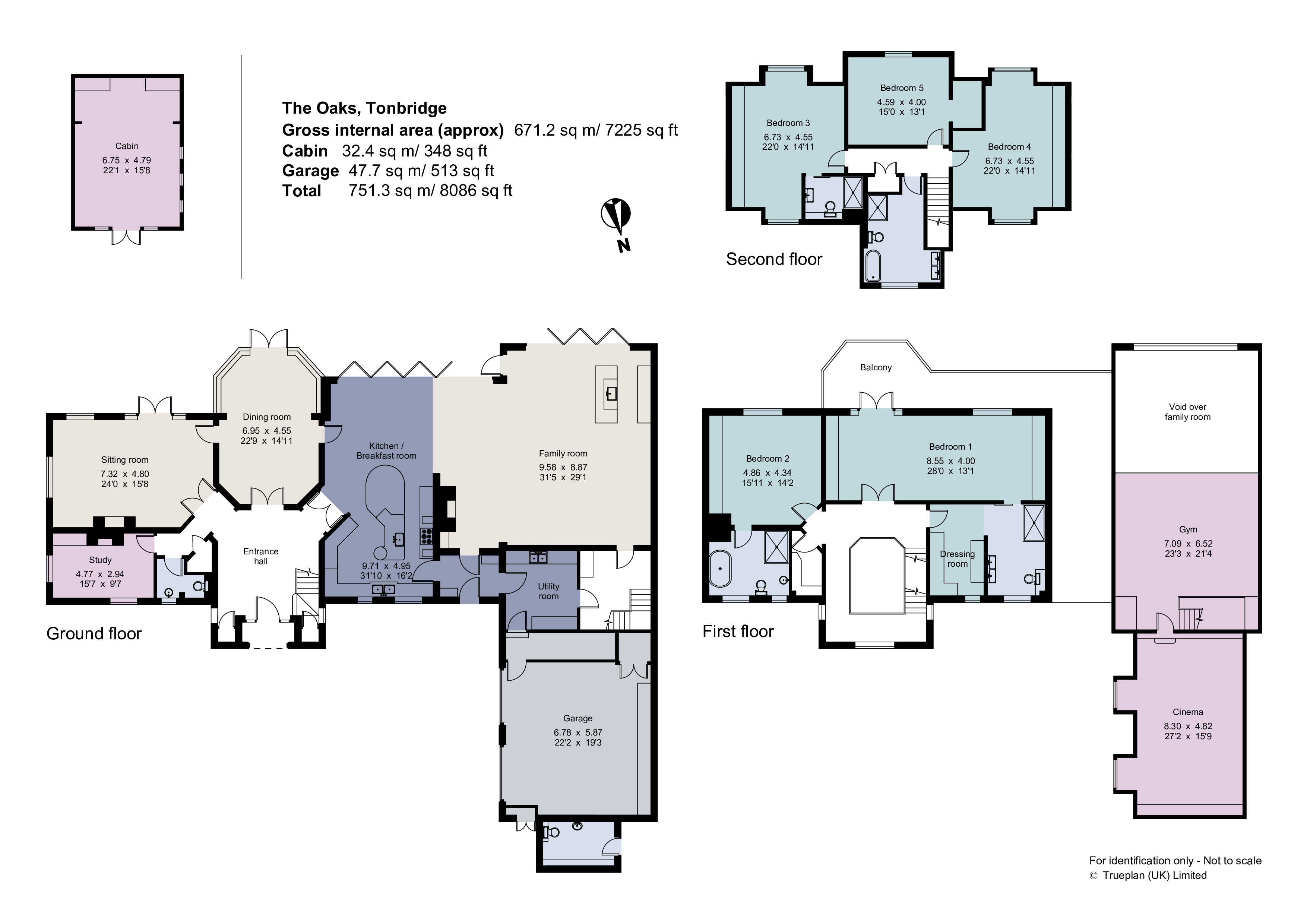 The Oaks,, Springwood Park, Kent floorplan