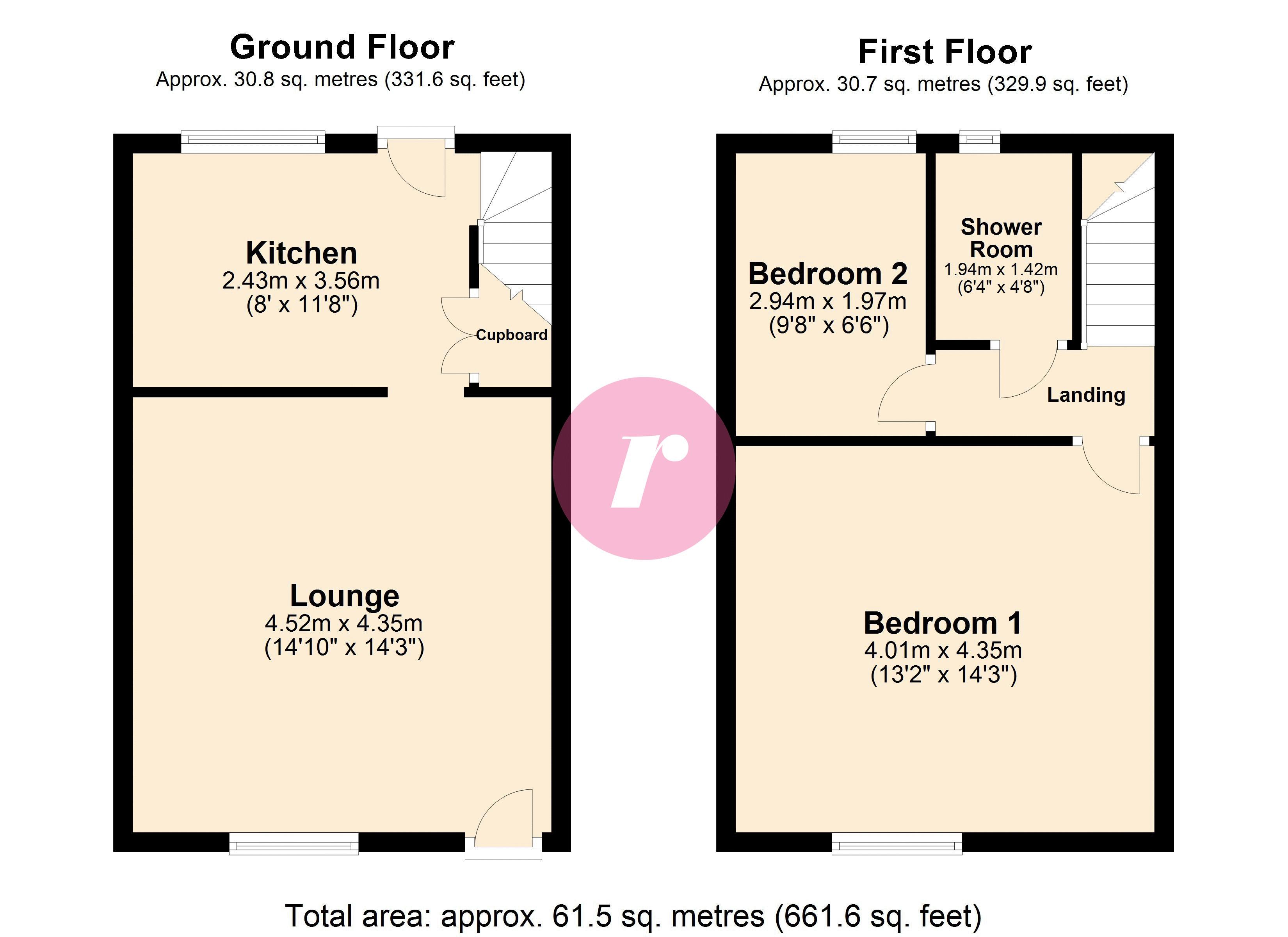 3, Greenfield Lane, Rochdale floorplan
