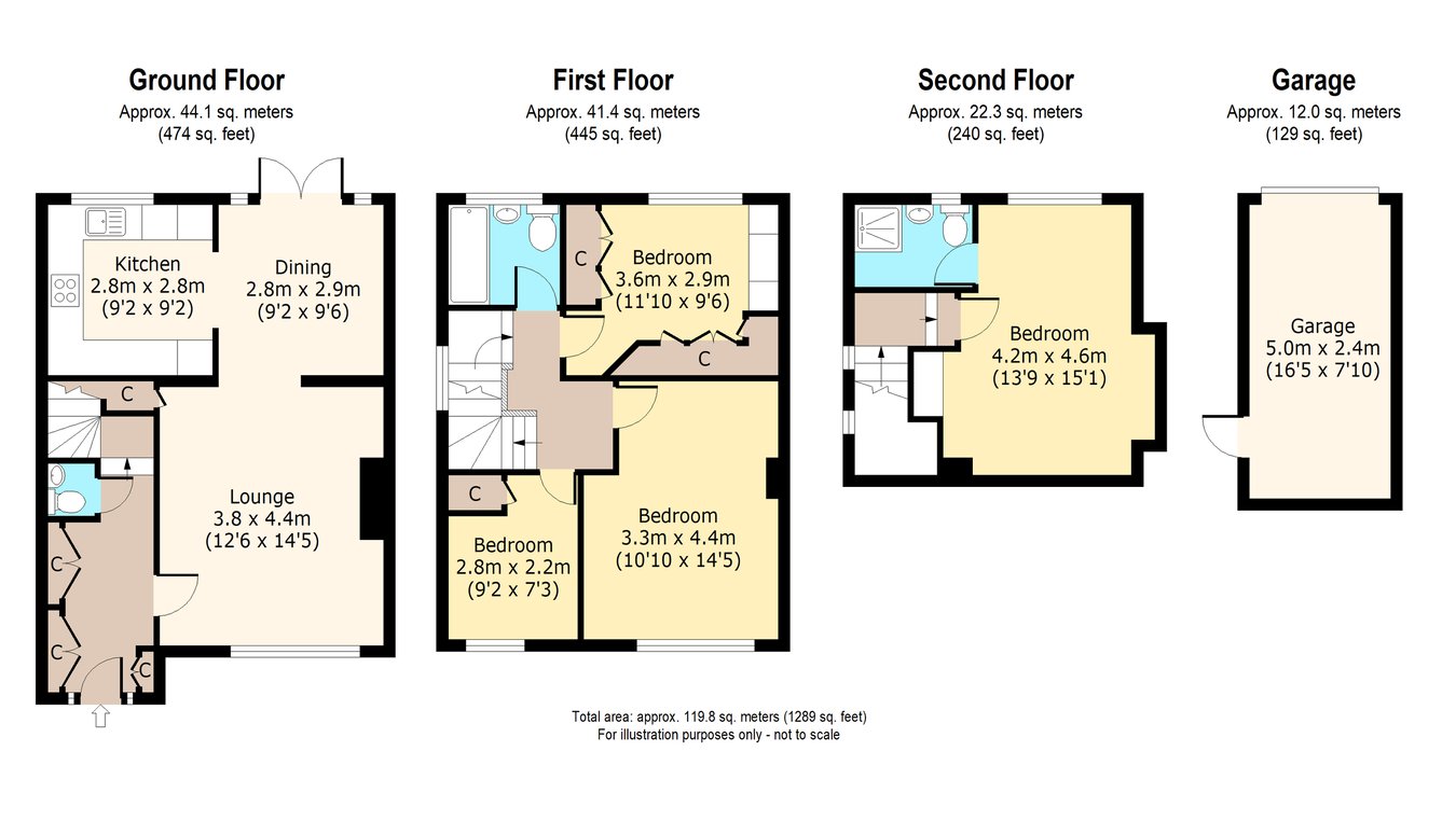 62, Eden Road, Bexley floorplan