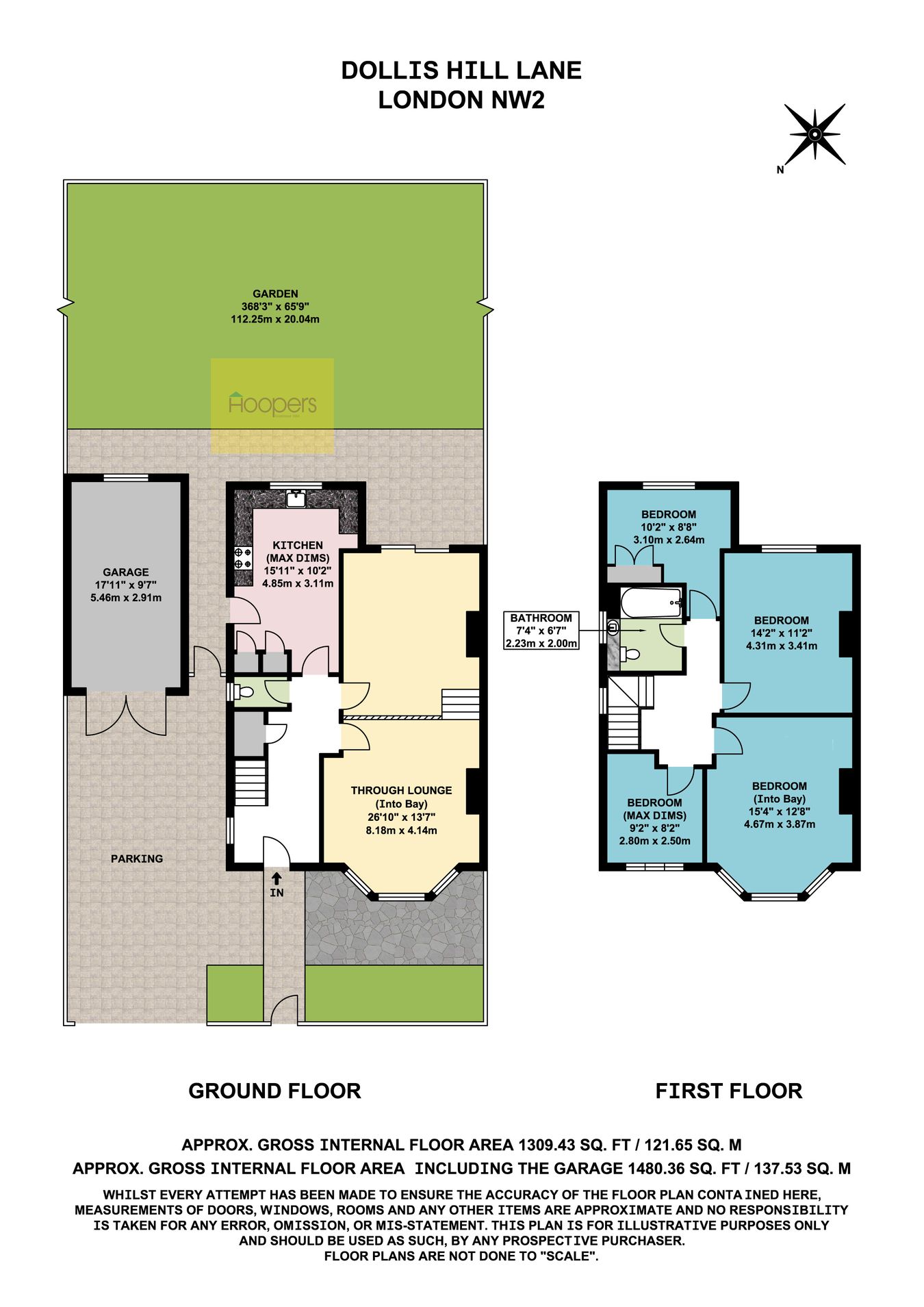211, Dollis Hill Lane, London floorplan