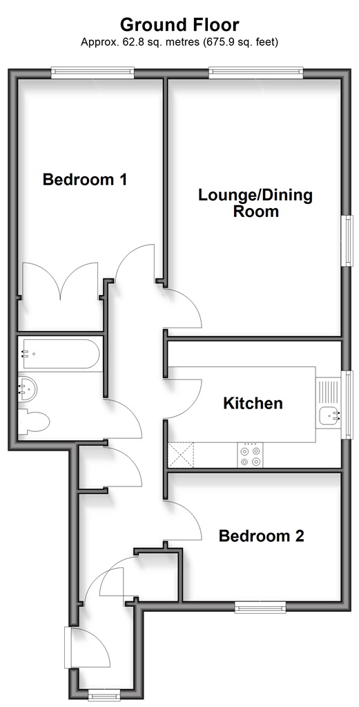 The Glade, Storrington floorplan