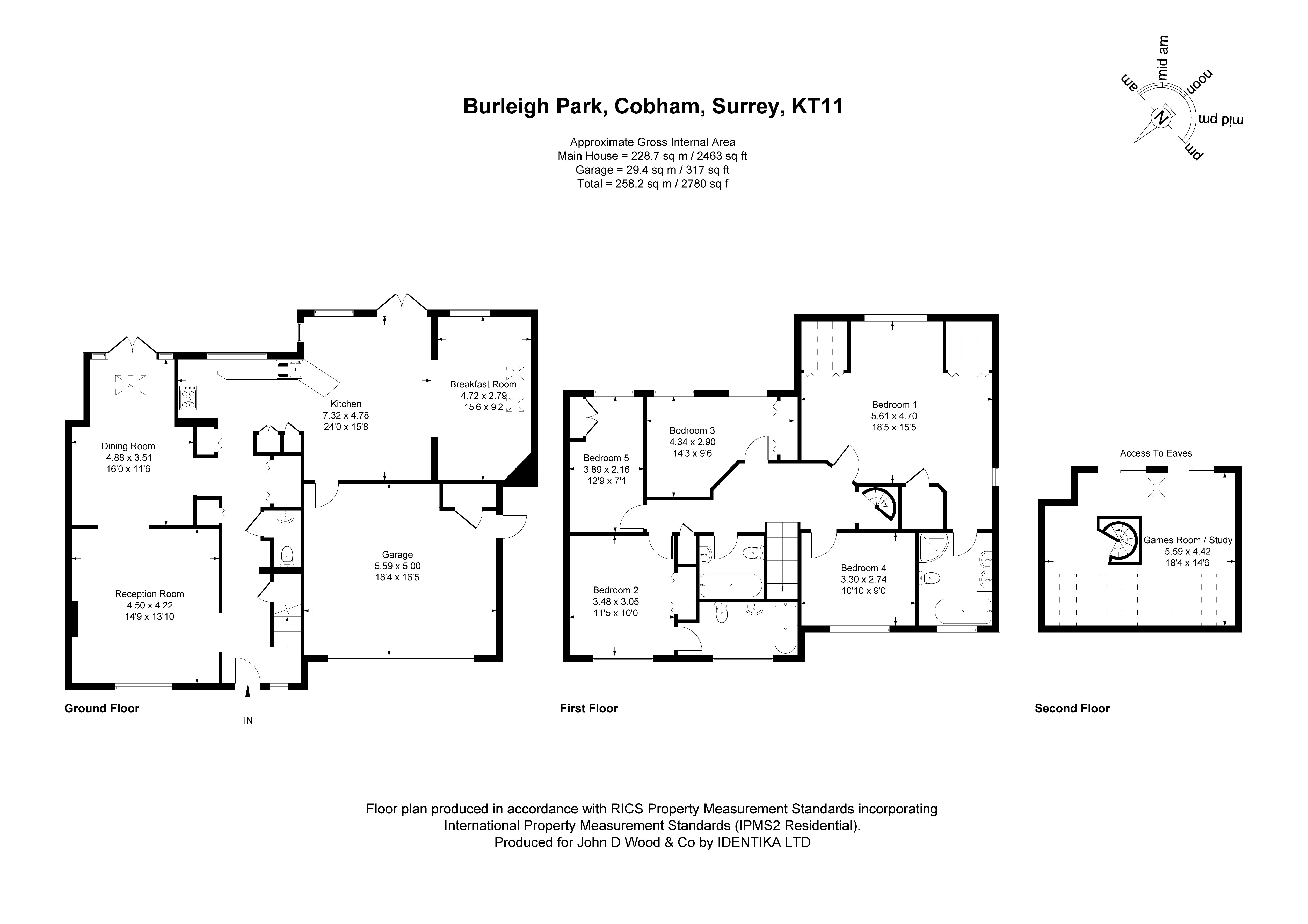71, Burleigh Park, Surrey floorplan