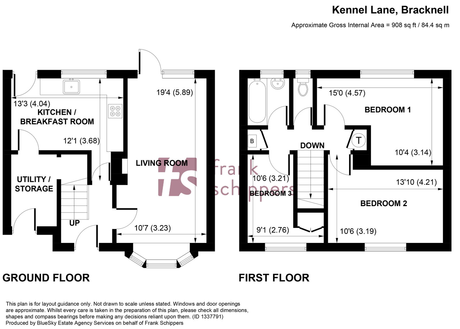 15, Kennel Lane, Bracknell floorplan