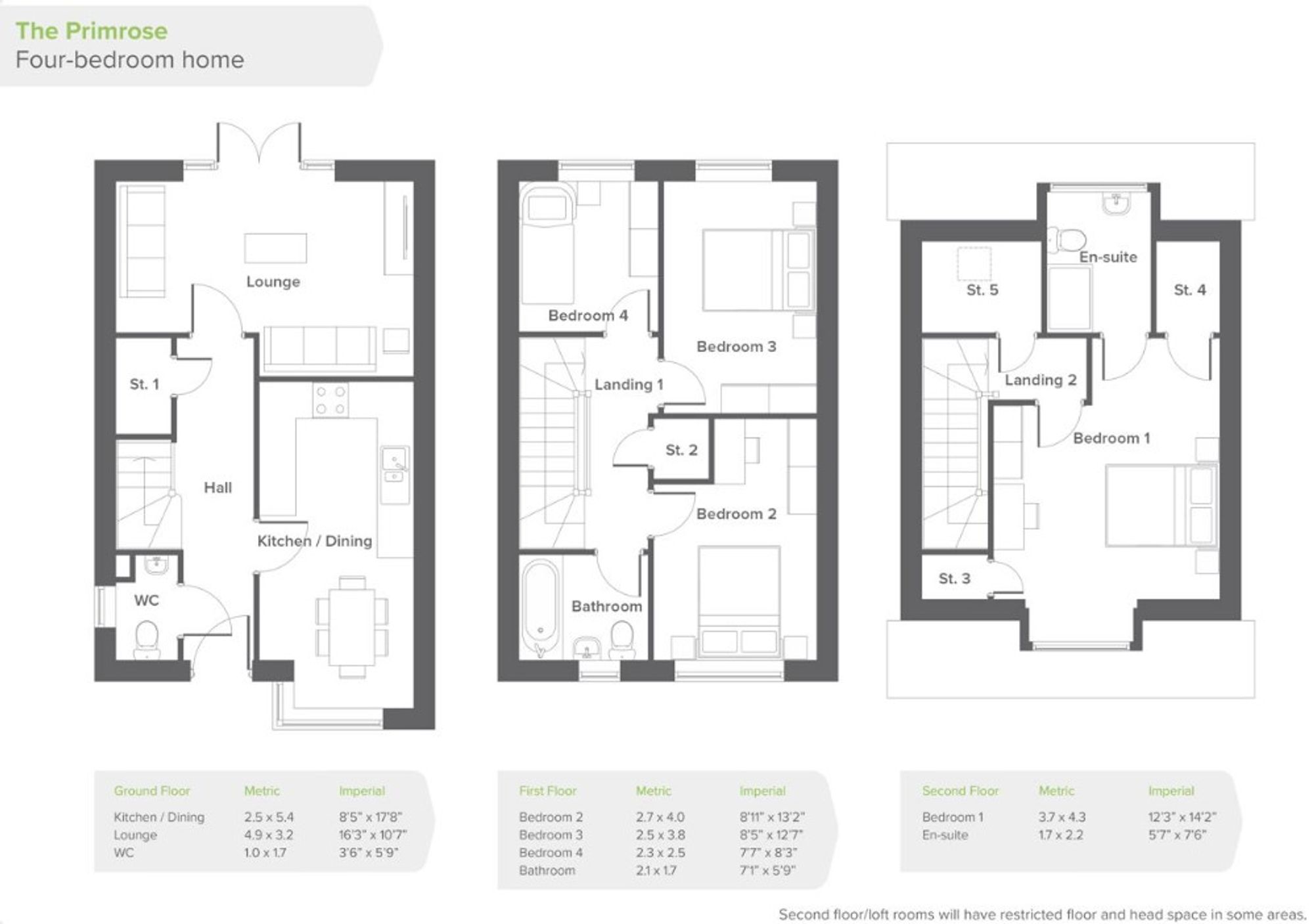 Plot 8, The Primrose Orchard View 14 Fidden Avenue, Northwich floorplan