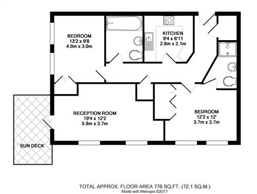 2 Bedrooms Flat to rent in Kings Road, Richmond TW10