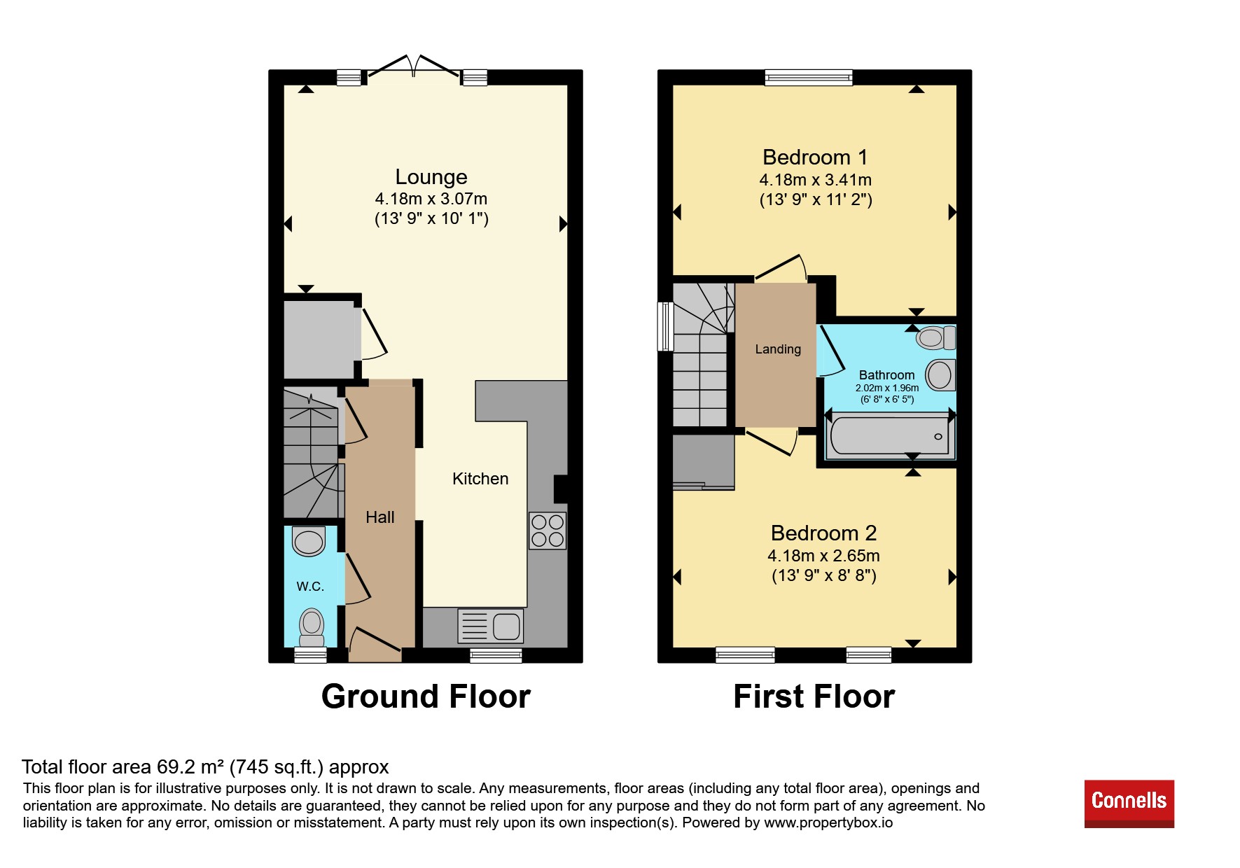 35, Holywell Drive, Southam floorplan