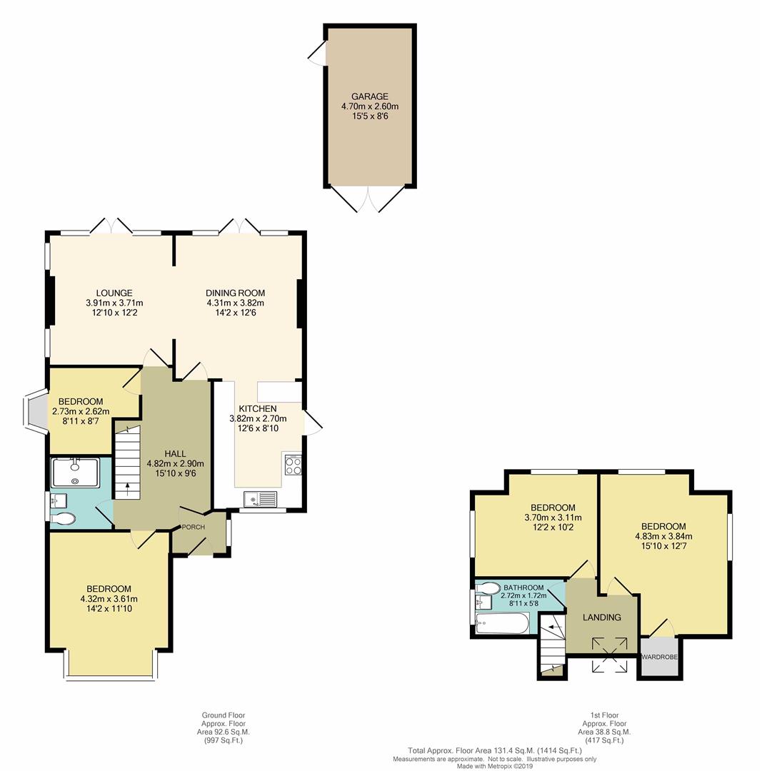 4 Bedrooms Detached bungalow for sale in The Grange, Worcester Park KT4