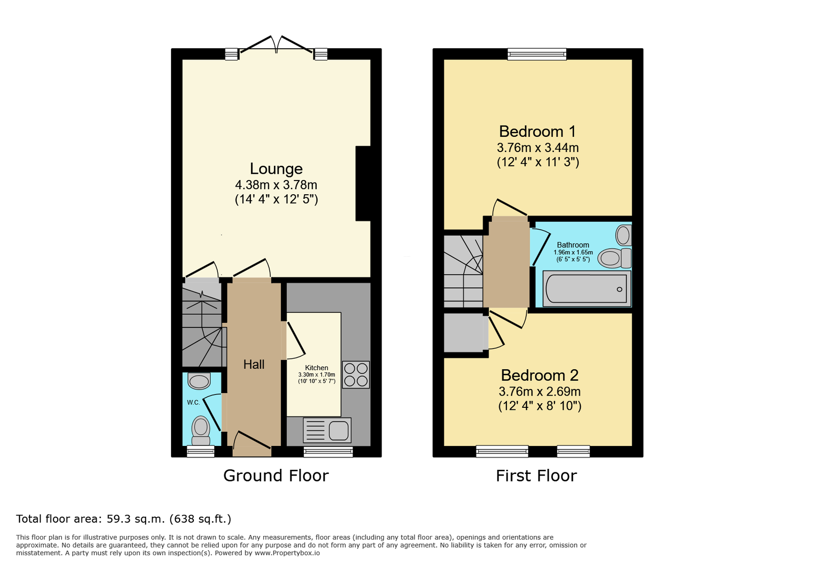 83, Punton Walk, Goole floorplan