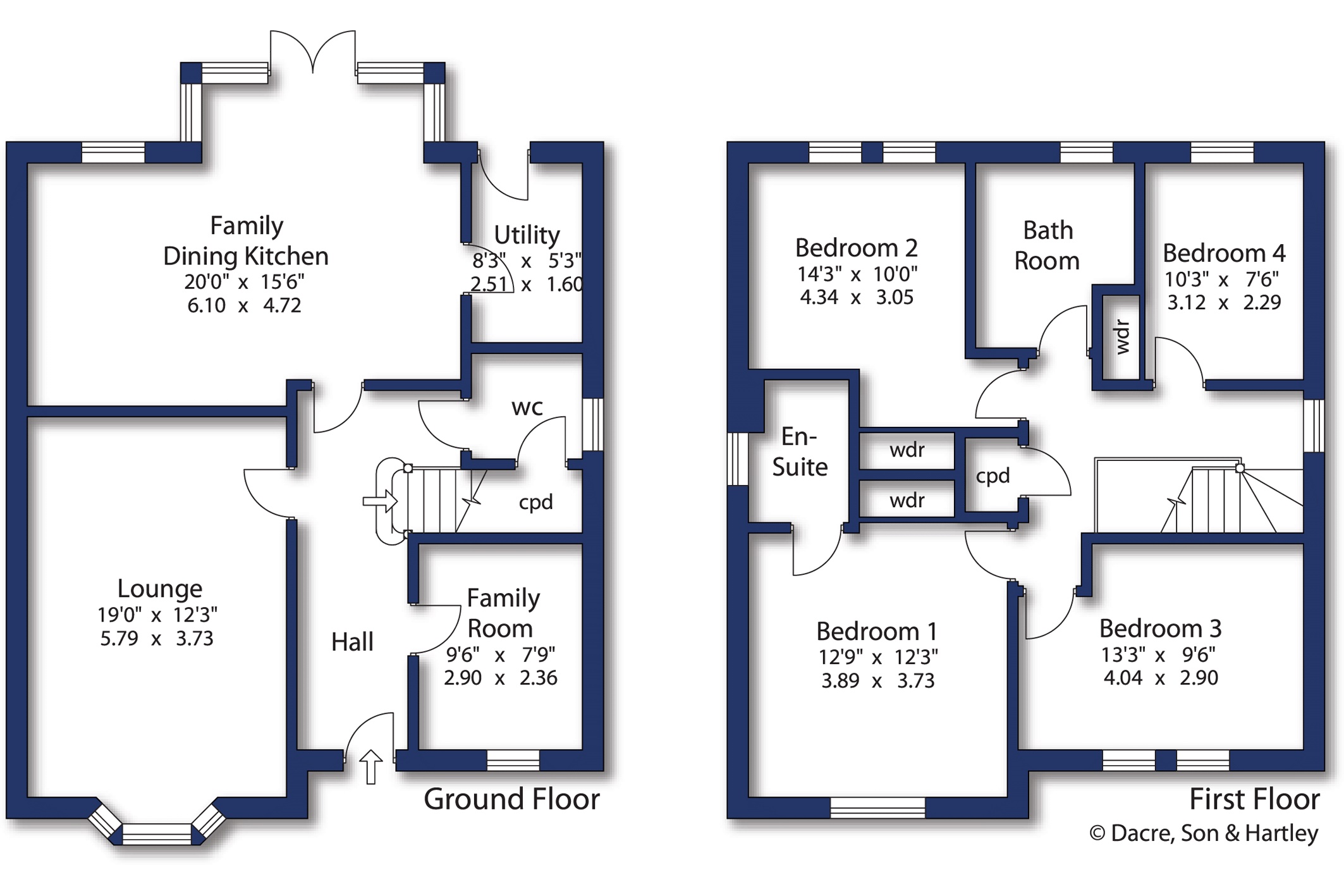 22, The Brow, Cullingworth floorplan
