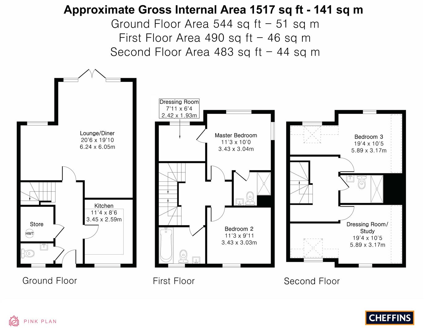 Plot 2, 4, Kingsbridge Way, Kentford floorplan