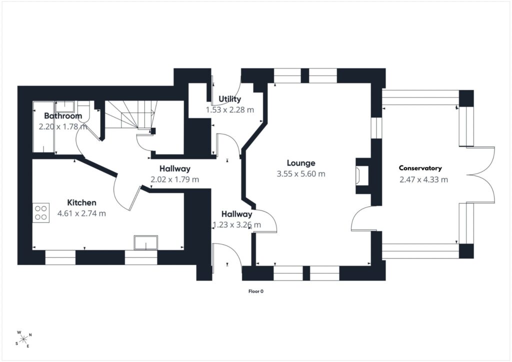 Craigard Cottage, Castleton, Lochgilphead floorplan