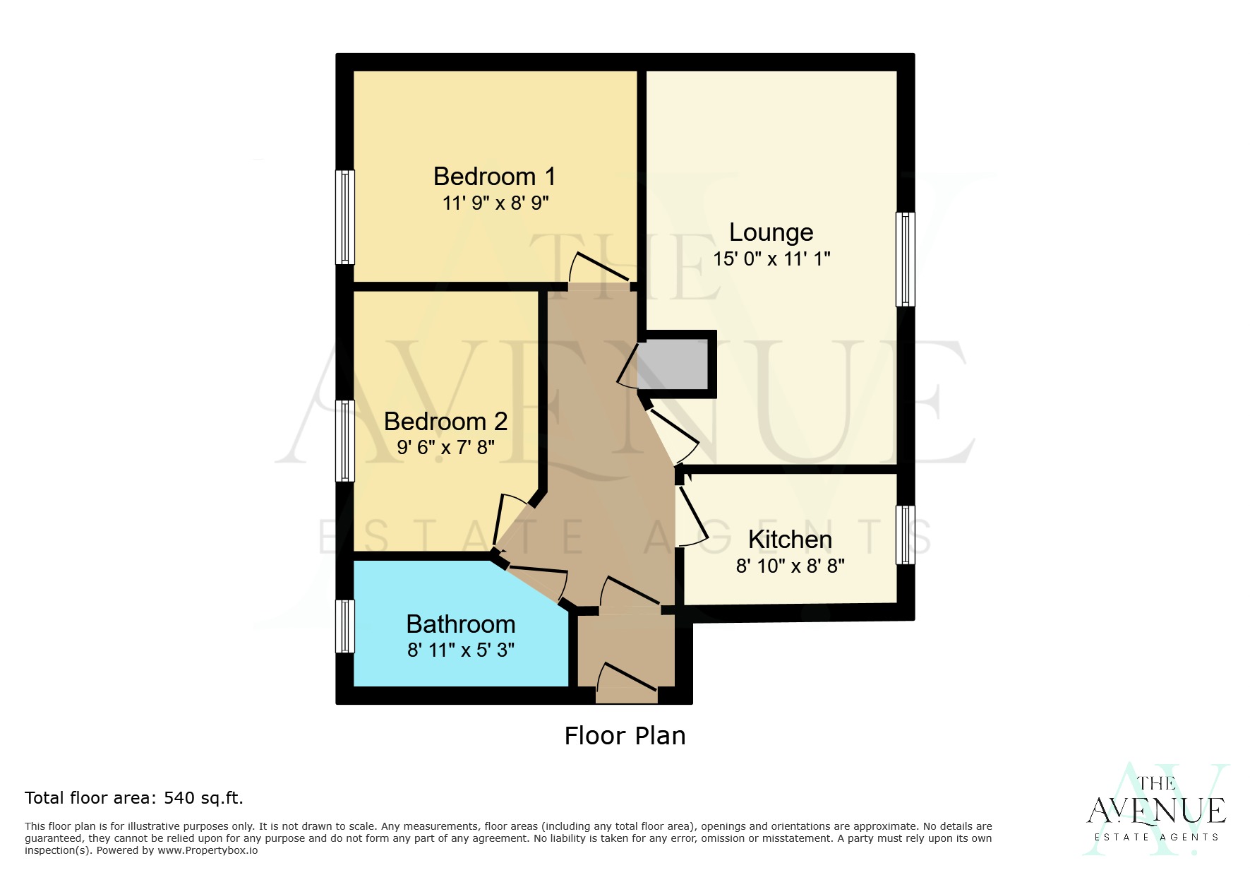 61 Halcyon Close, Witham, Essex floorplan