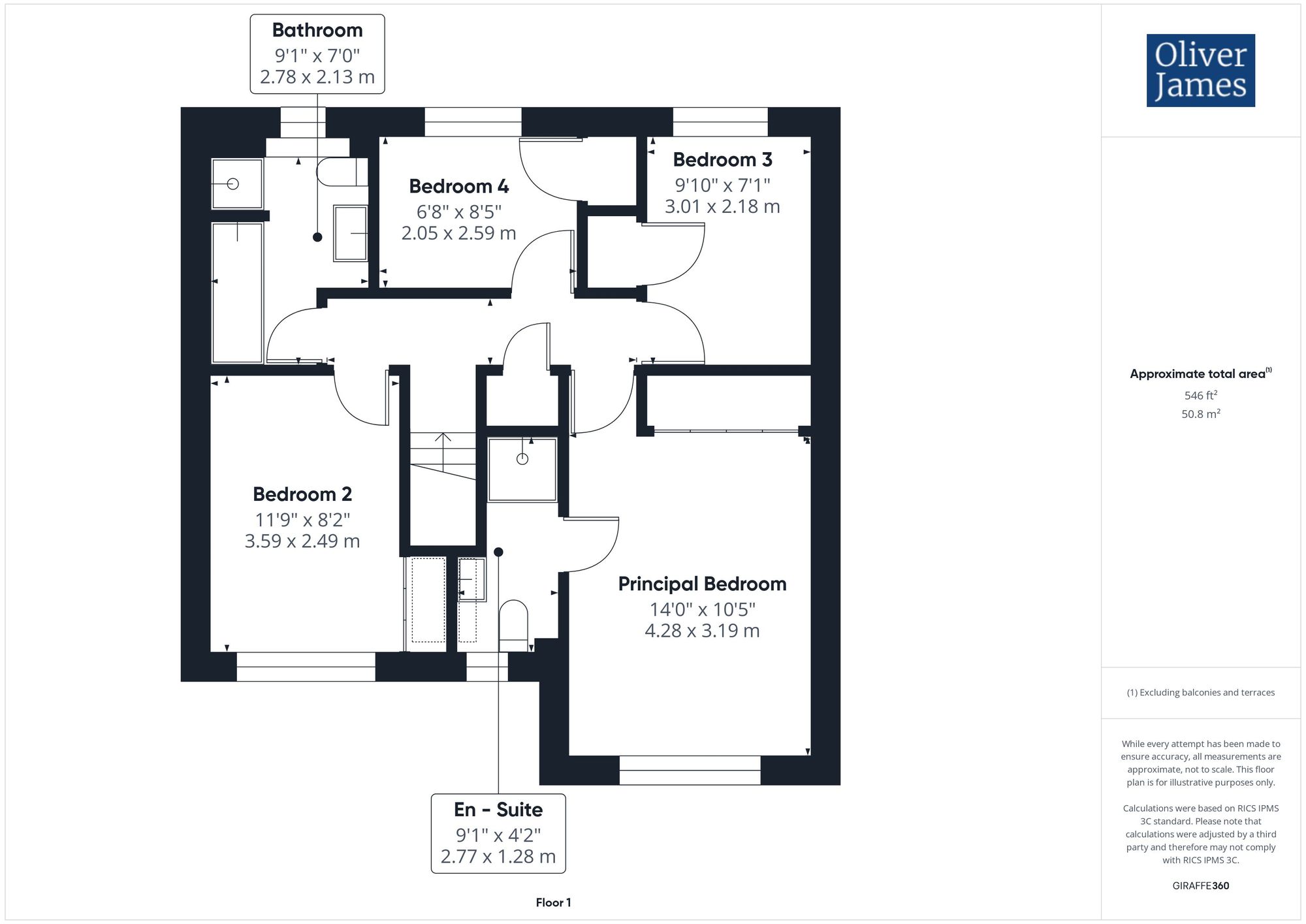 6 The Maltings, Huntingdon floorplan