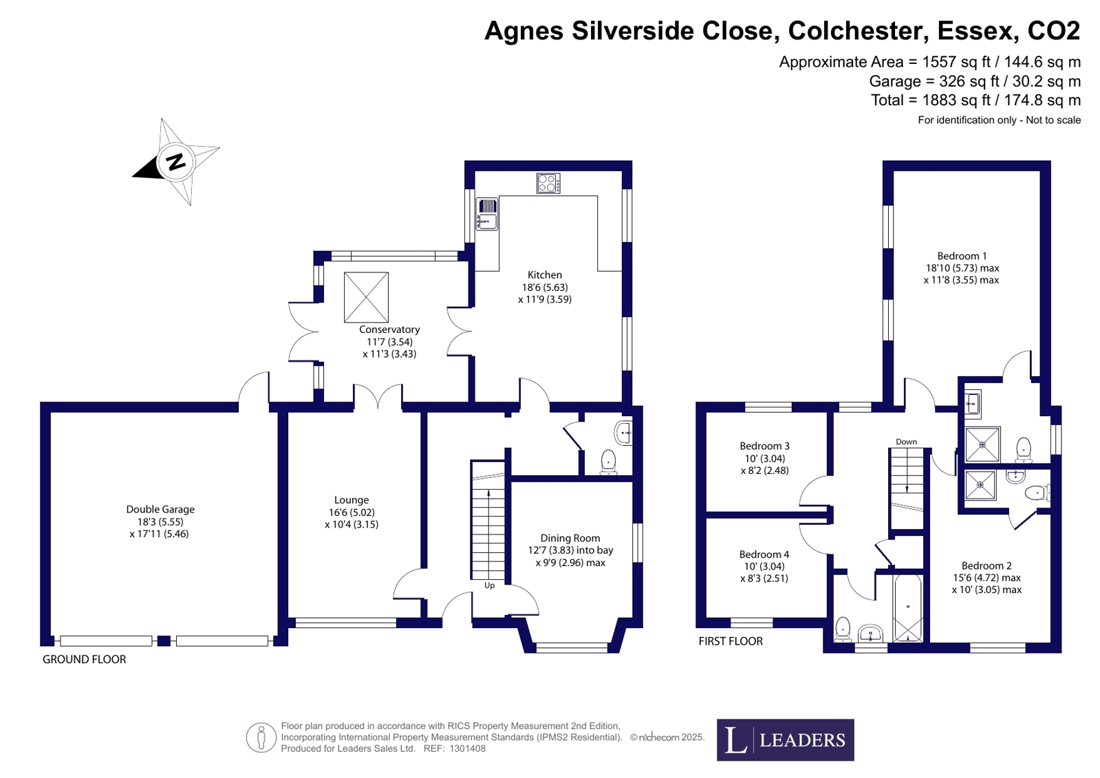 2, Agnes Silverside Close, Essex floorplan