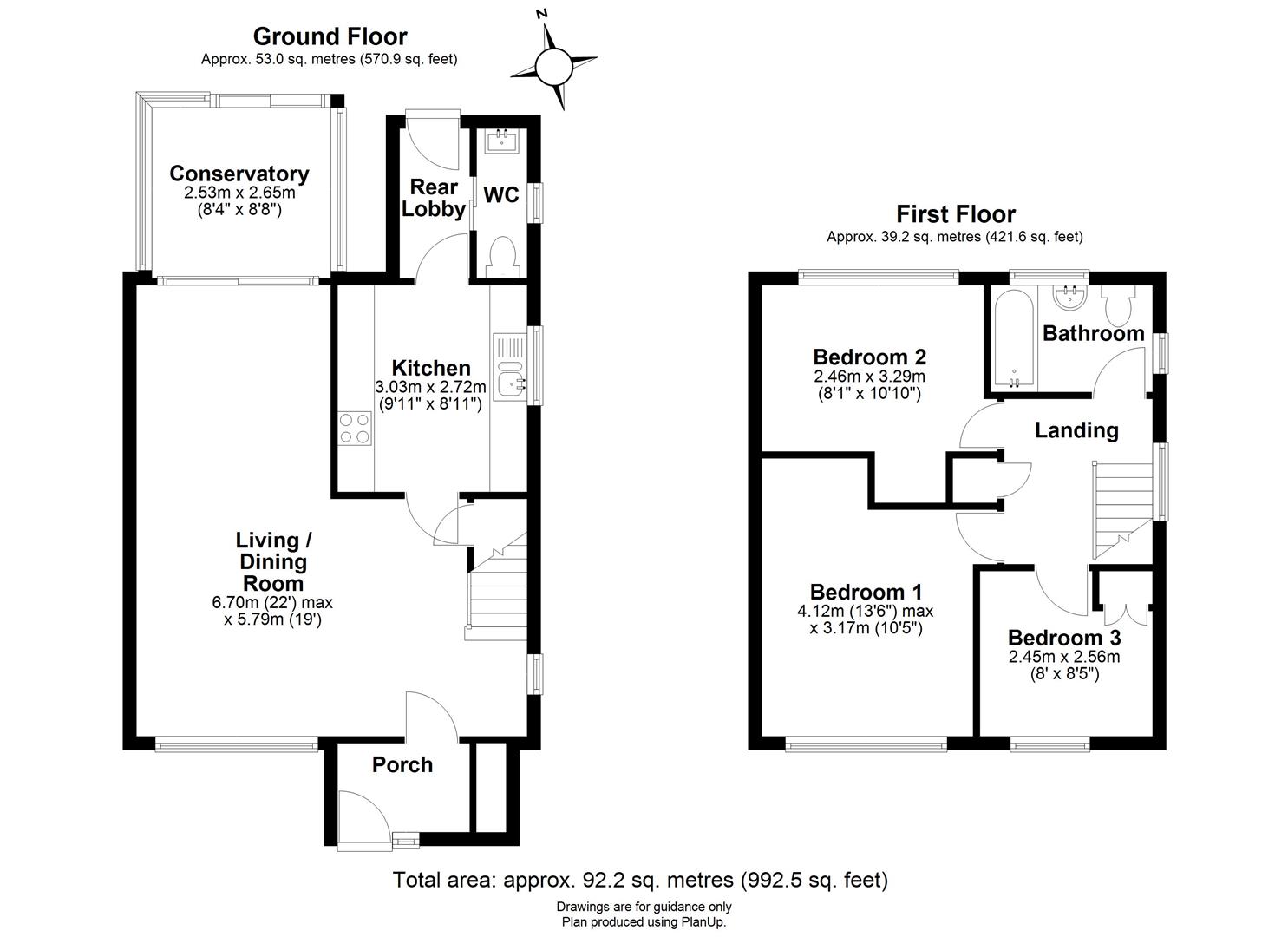 2, Brownlow Road, Cambridge floorplan